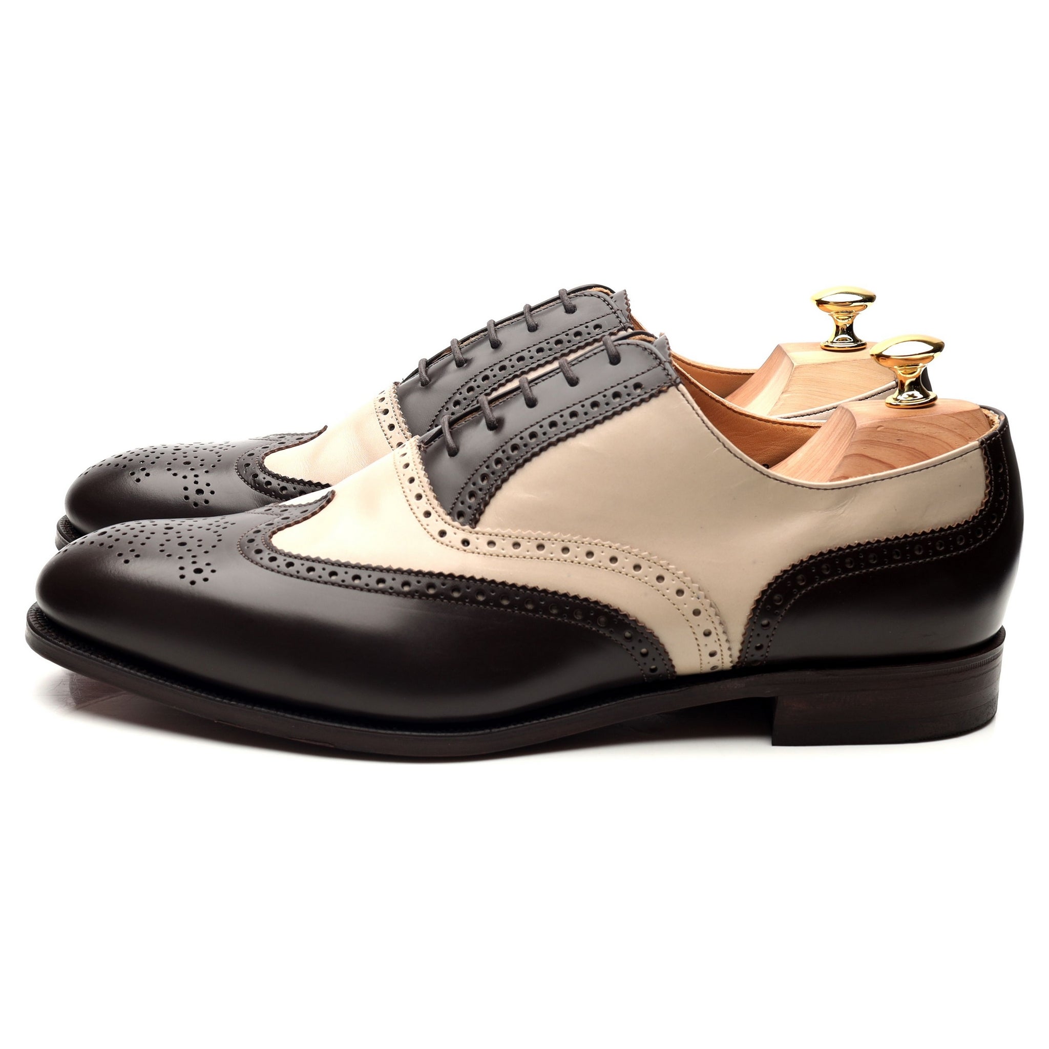 Alfred Sargent Melly Oxford cuir marron UK 11 bicolore