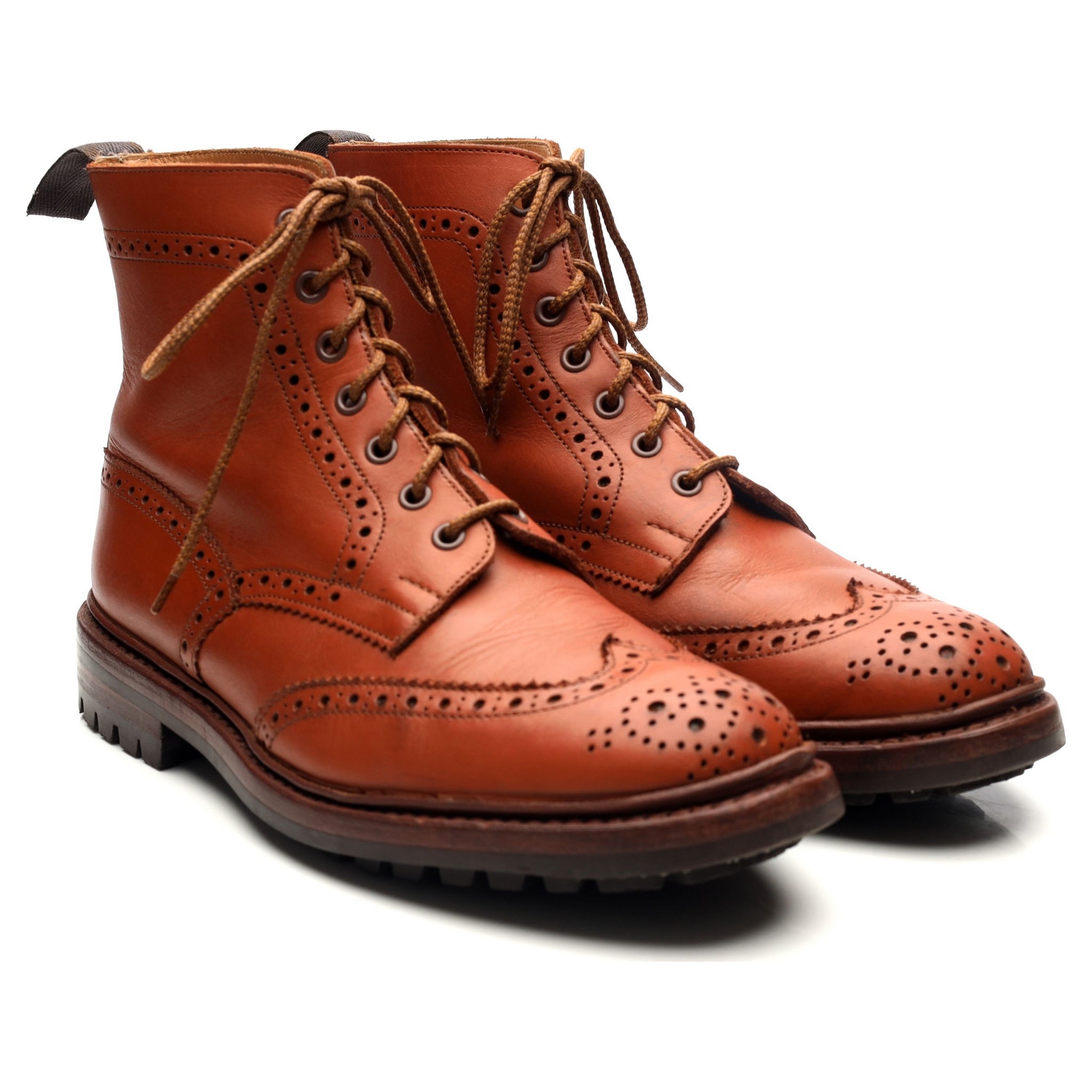 Tricker's Malton boots cuir marron UK 9 brogues