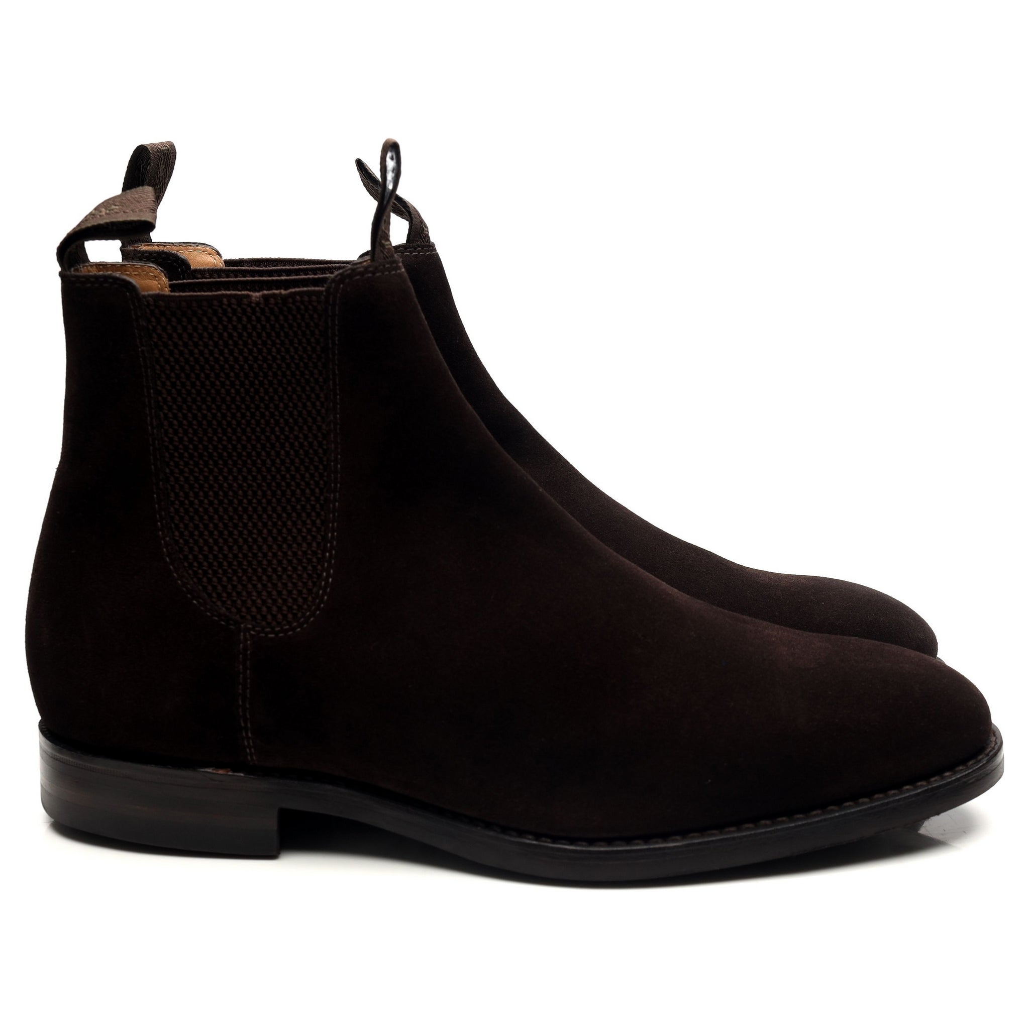 Loake 1880 Chatsworth Boots Chelsea Daim Marron UK 10