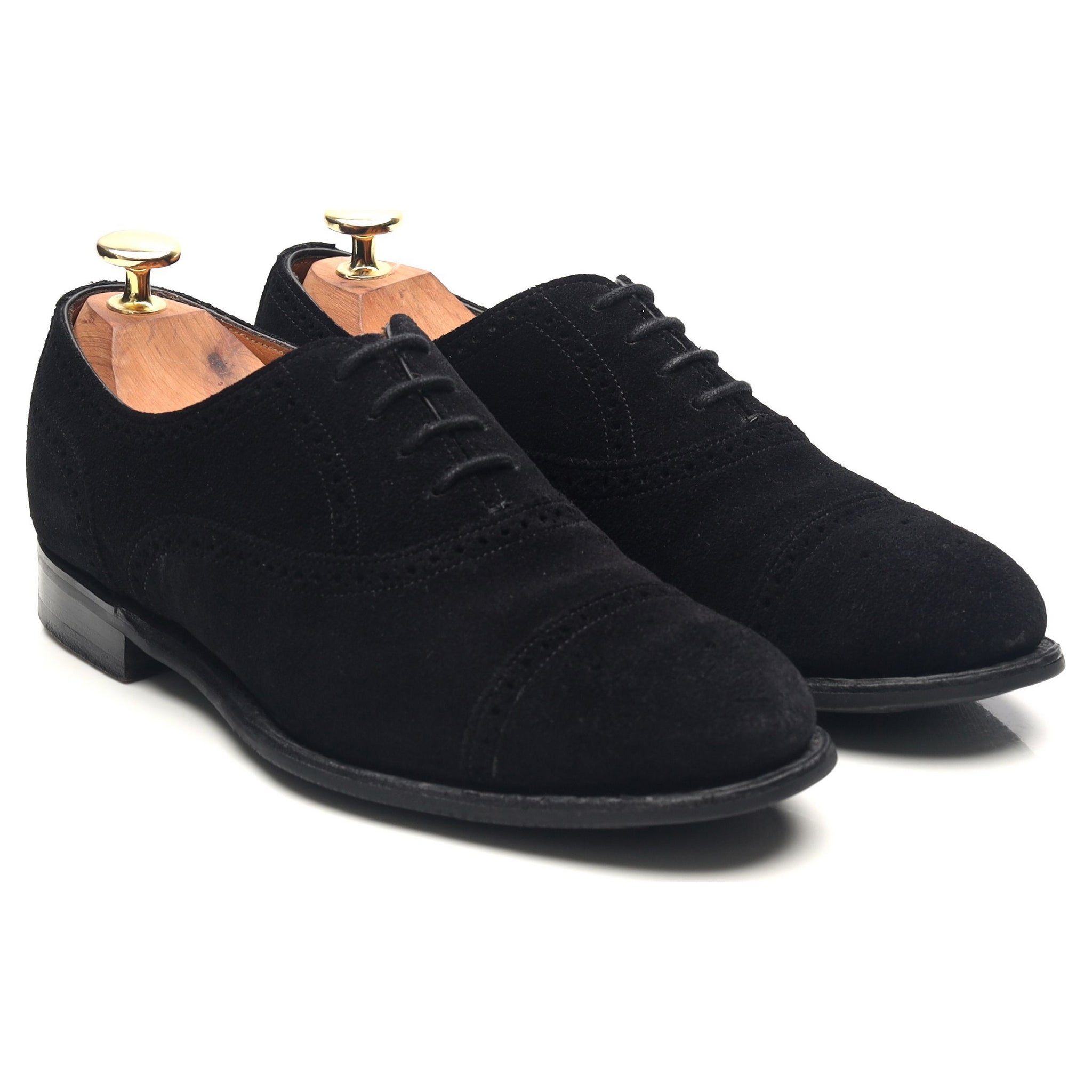 Cheaney Darcey oxford femme daim noir 4.5 gomme