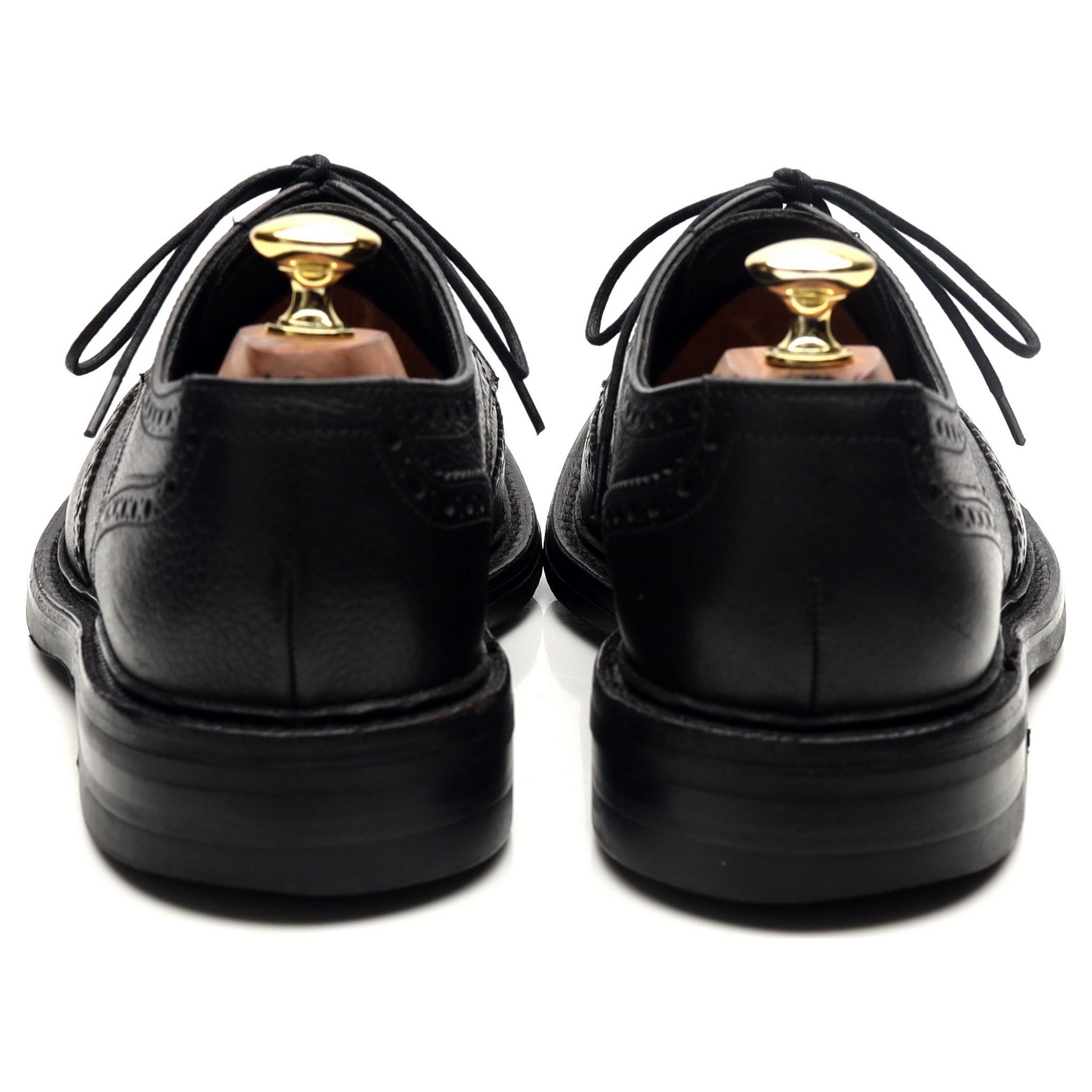 Loake 1880 Badminton 2 derby cuir grainé noir UK 7