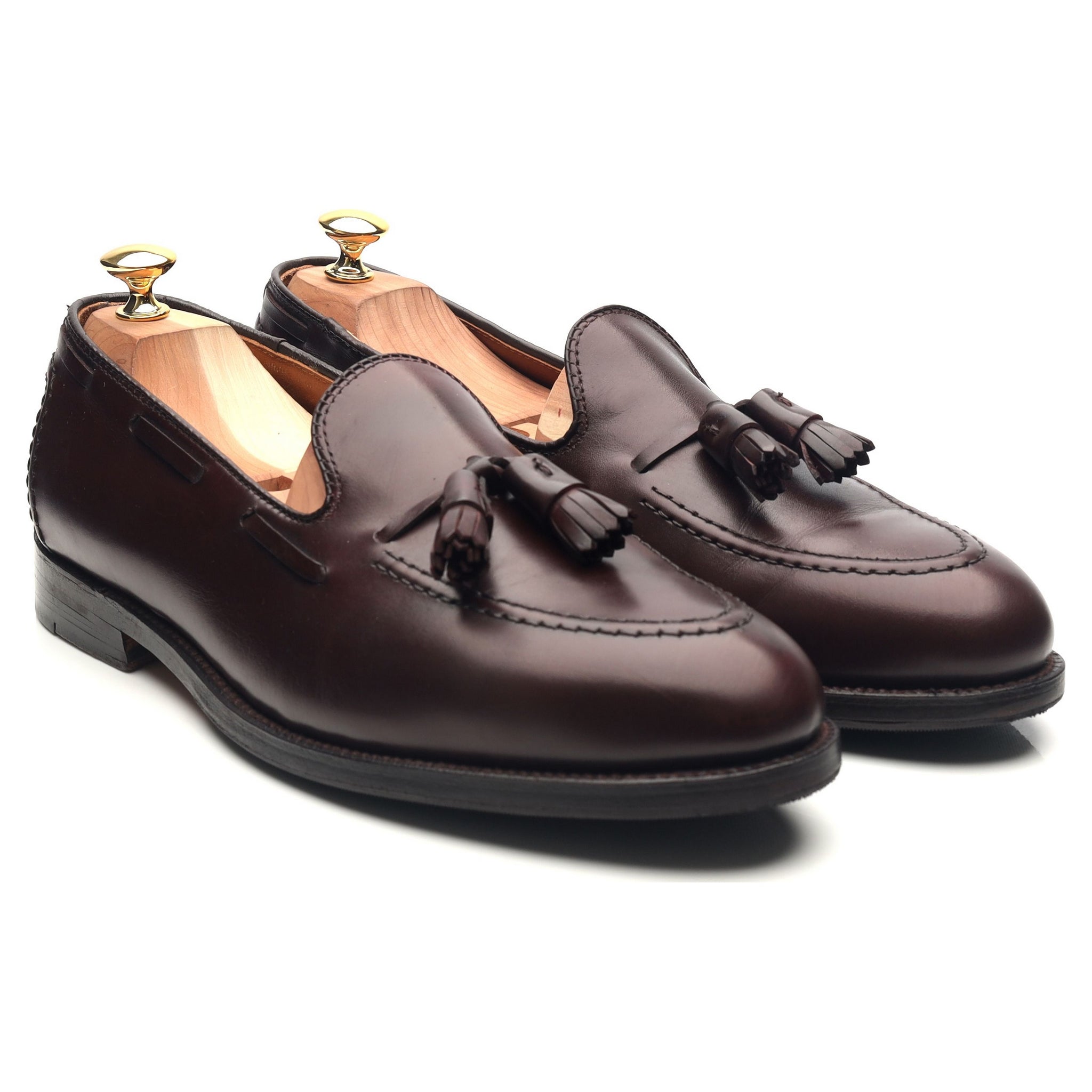 Alden 06598 mocassins cuir bordeaux UK 10.5 à glands