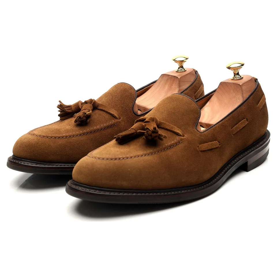 Loake 1880 Nottingham mocassins daim marron pointure UK 10.5