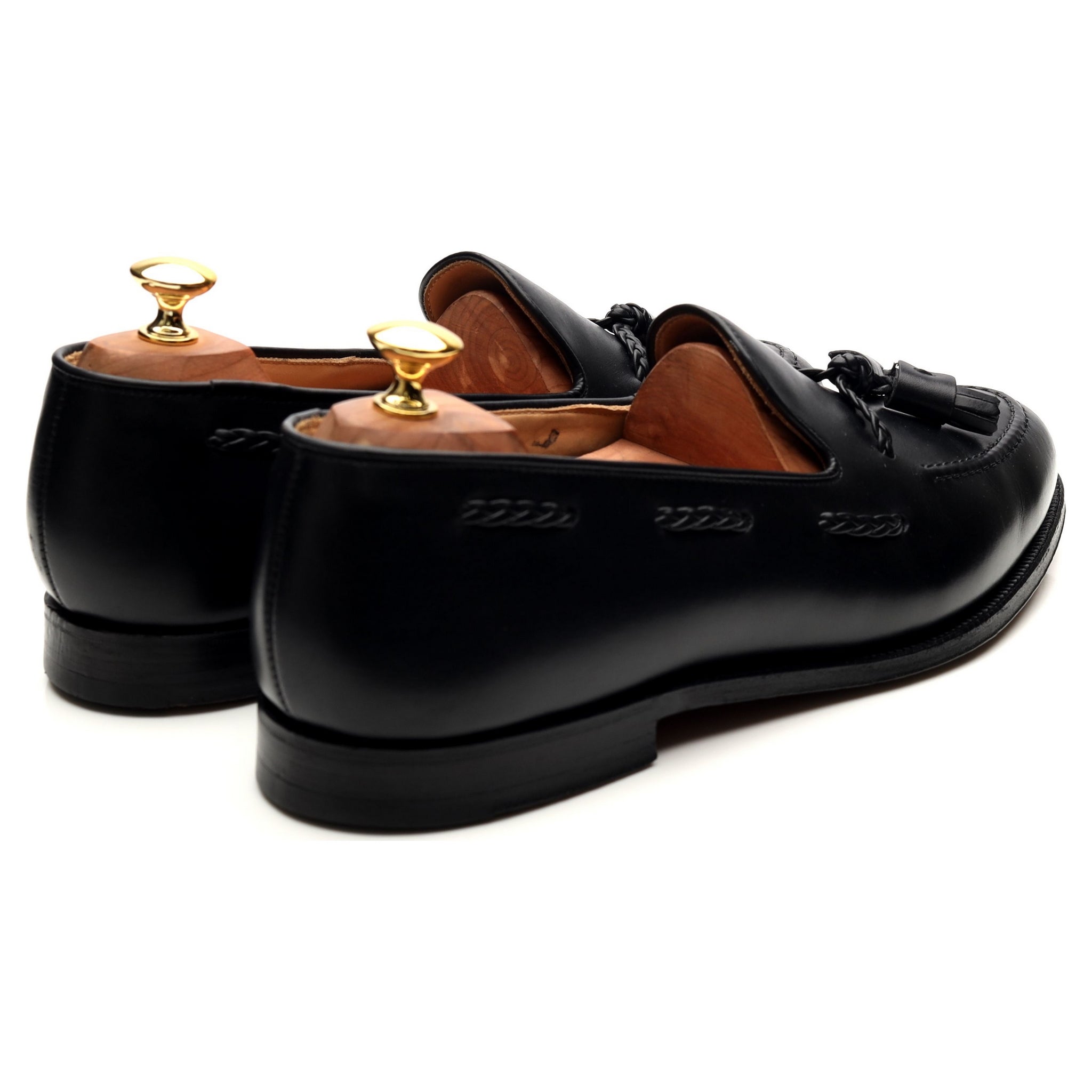 Crockett & Jones Langham mocassins cuir noir UK 10.5