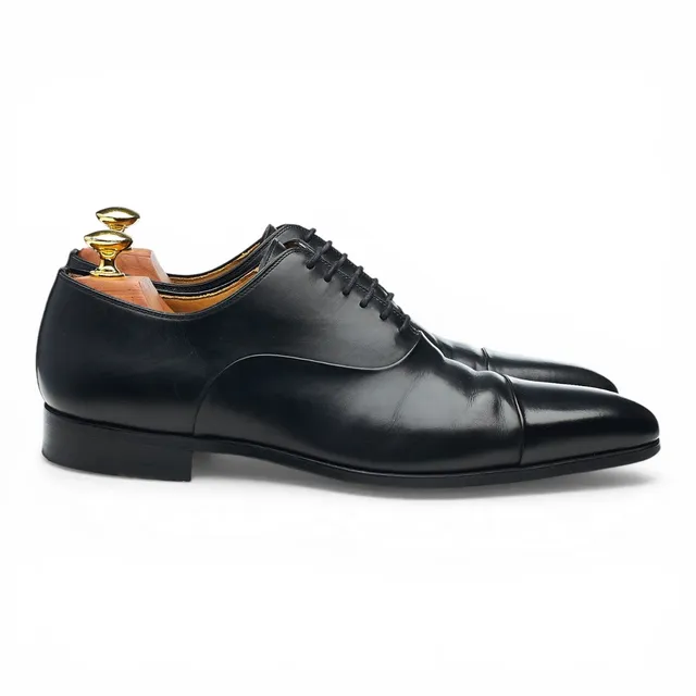 Magnanni 23807 oxford cuir noir 6