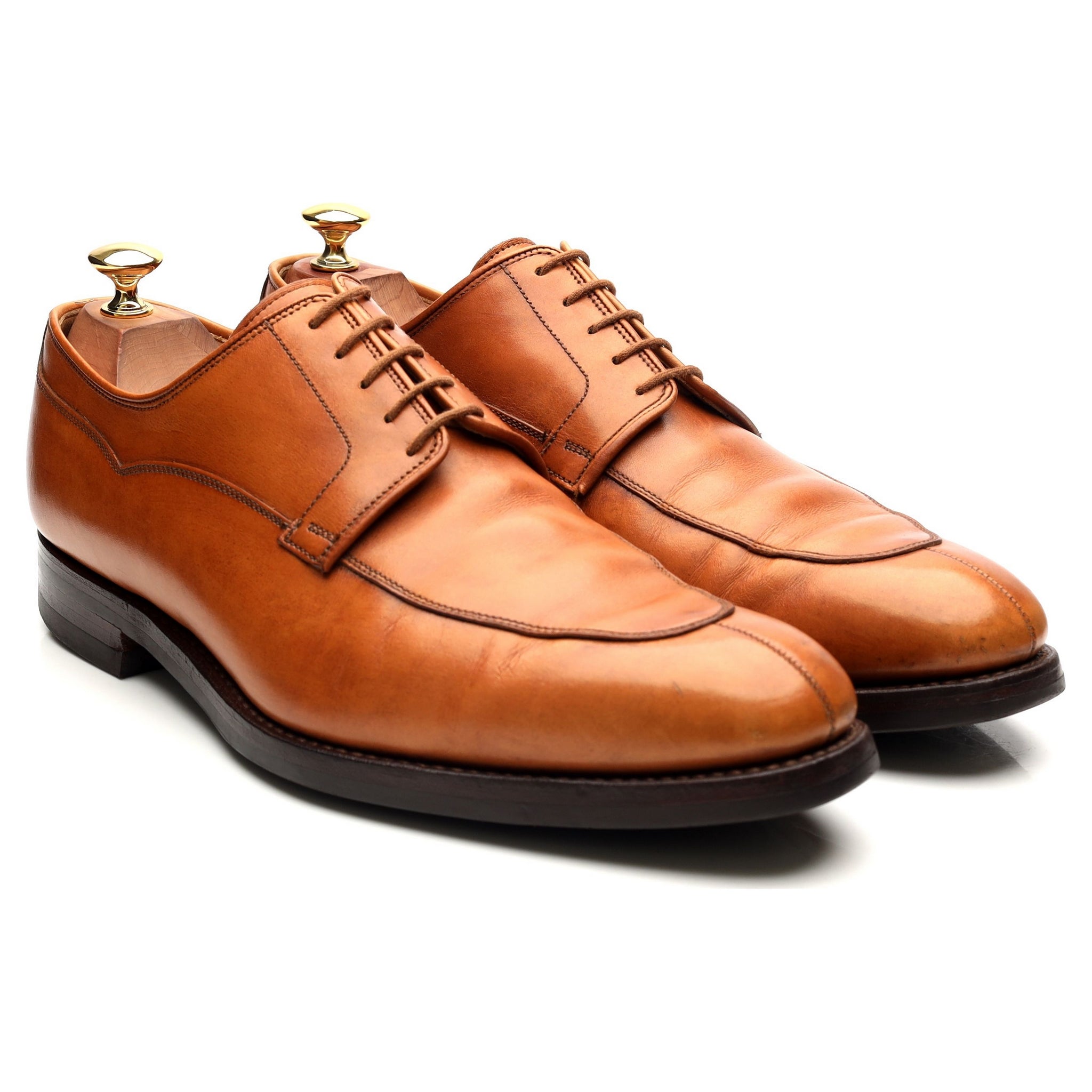 Crockett & Jones Langdon derby cuir marron pointure UK 9.5