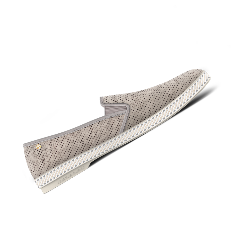 Rivieras Classic 3072 espadrilles cuir gris