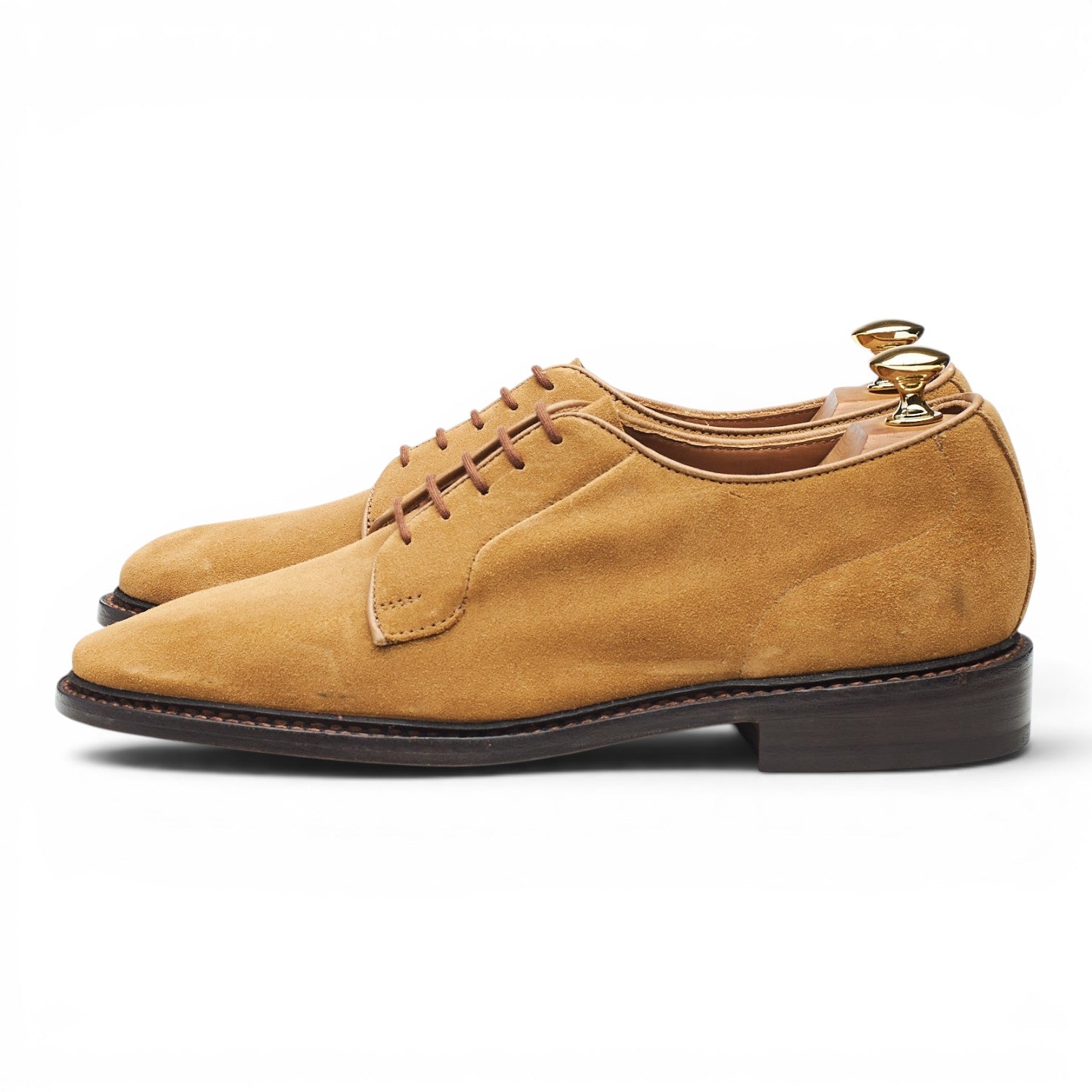 Tricker's Robert derby suède beige UK 6.5