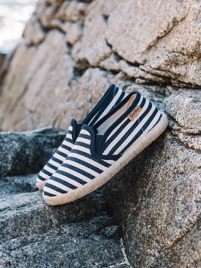 Toni Pons Elmer-DD espadrille enfant coton rayé
