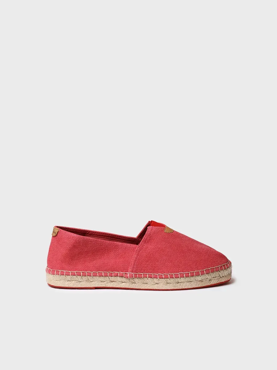 Toni Pons Blanes-ER espadrilles plates rouges vegan