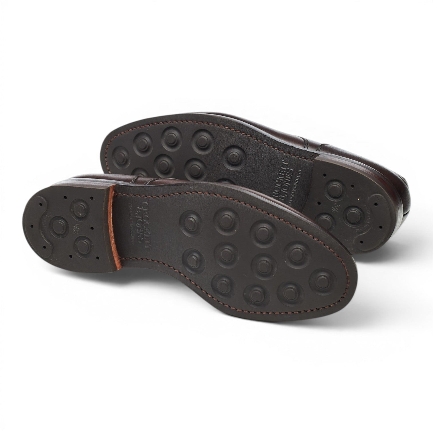 Crockett & Jones Onslow derby cuir marron 6,5 semelle gomme