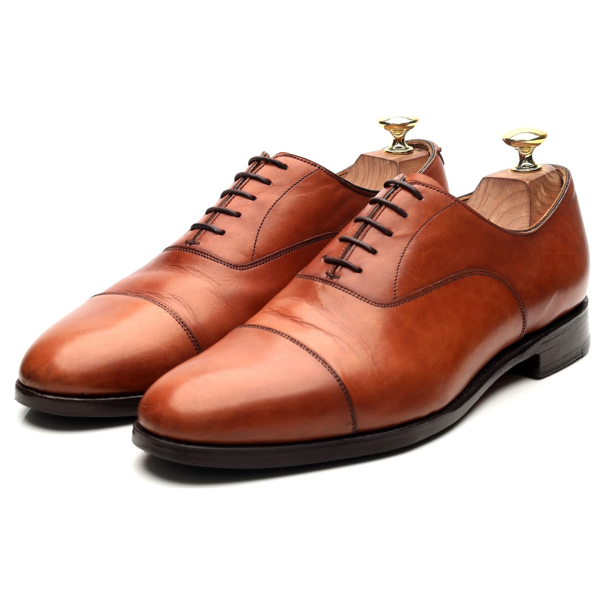 New & Lingwood oxford cuir marron 8.5 UK