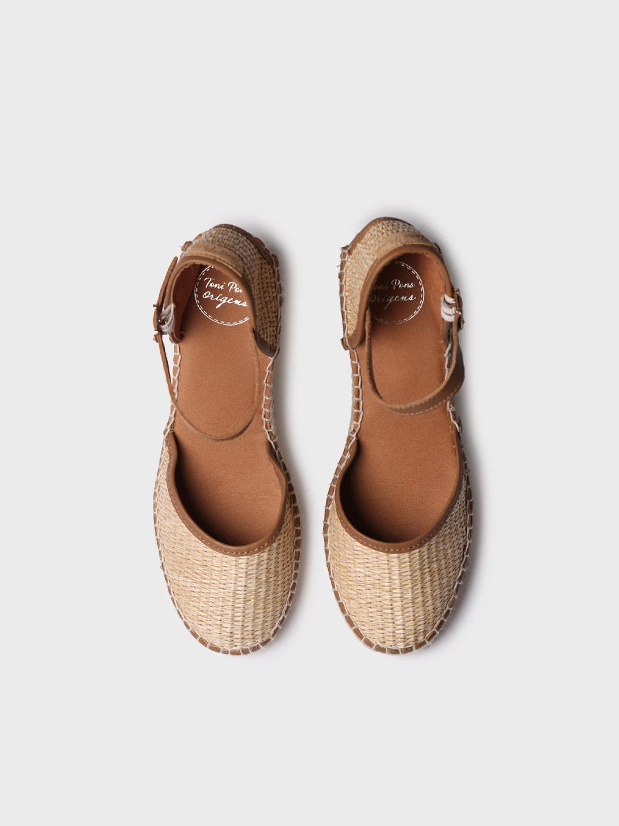 Toni Pons Sonia-RP espadrille compensée raphia 6 cm