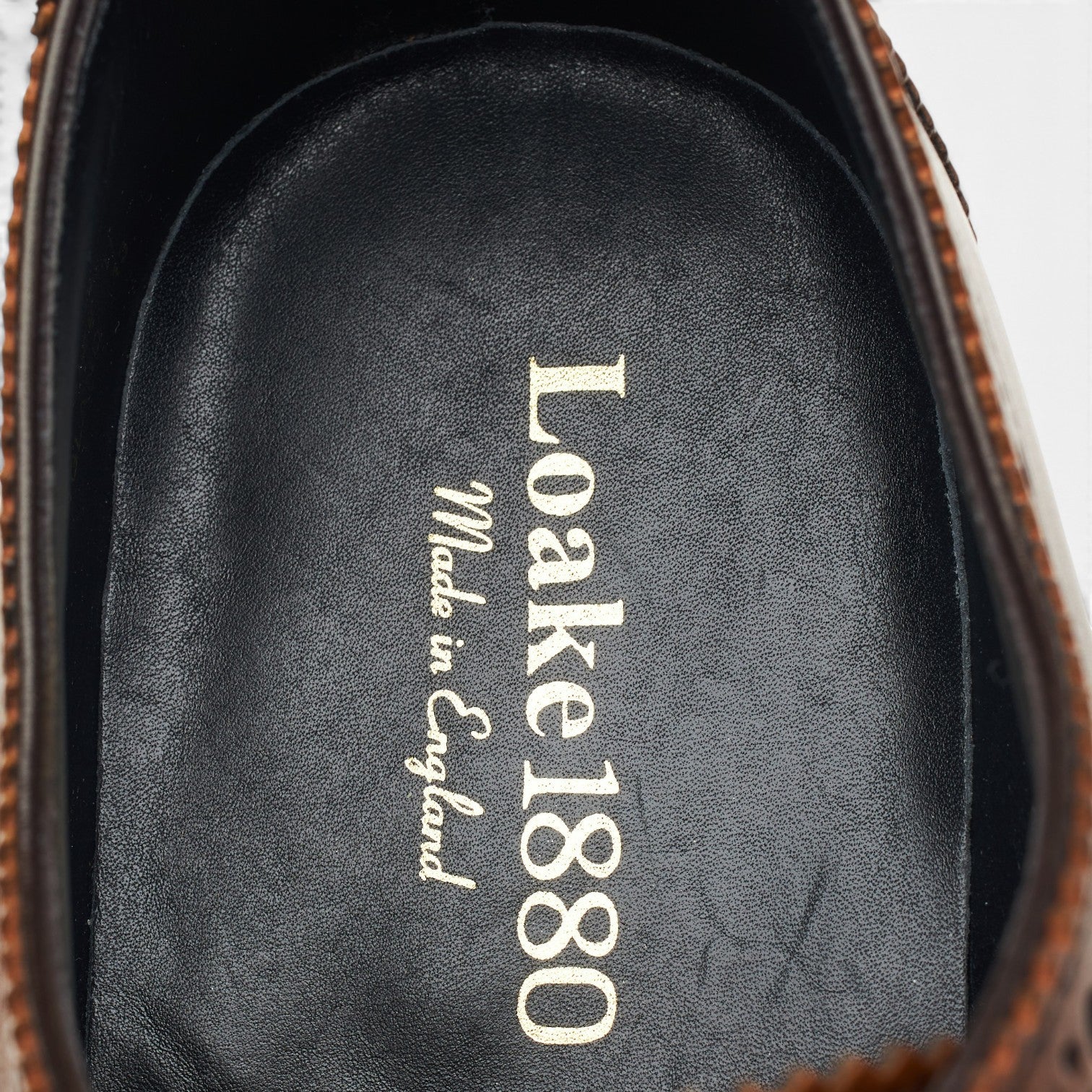 Loake 1880 Byron derby cuir tan UK 11