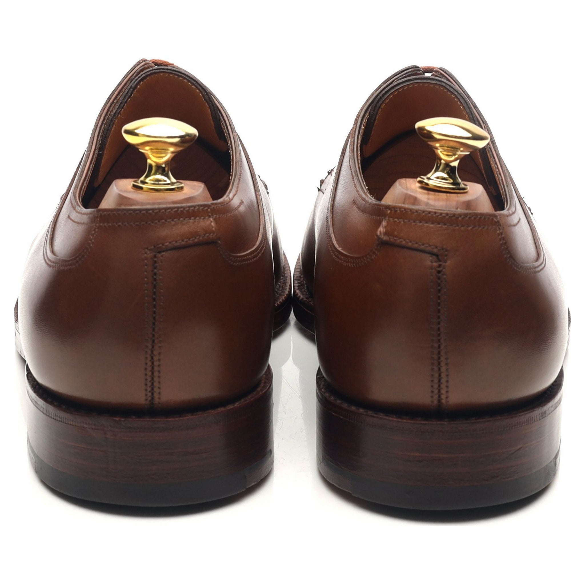 John Lobb Barros Derby cuir marron UK 8.5 large