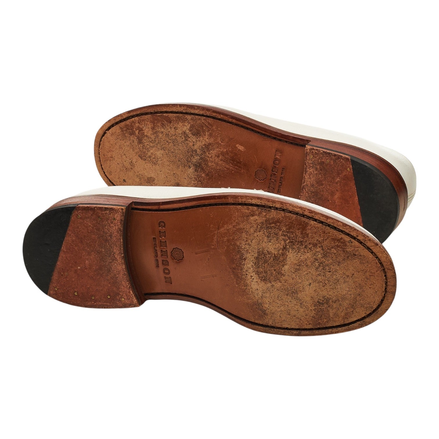 Grenson Philippa mocassins cuir blanc femme UK 3,5