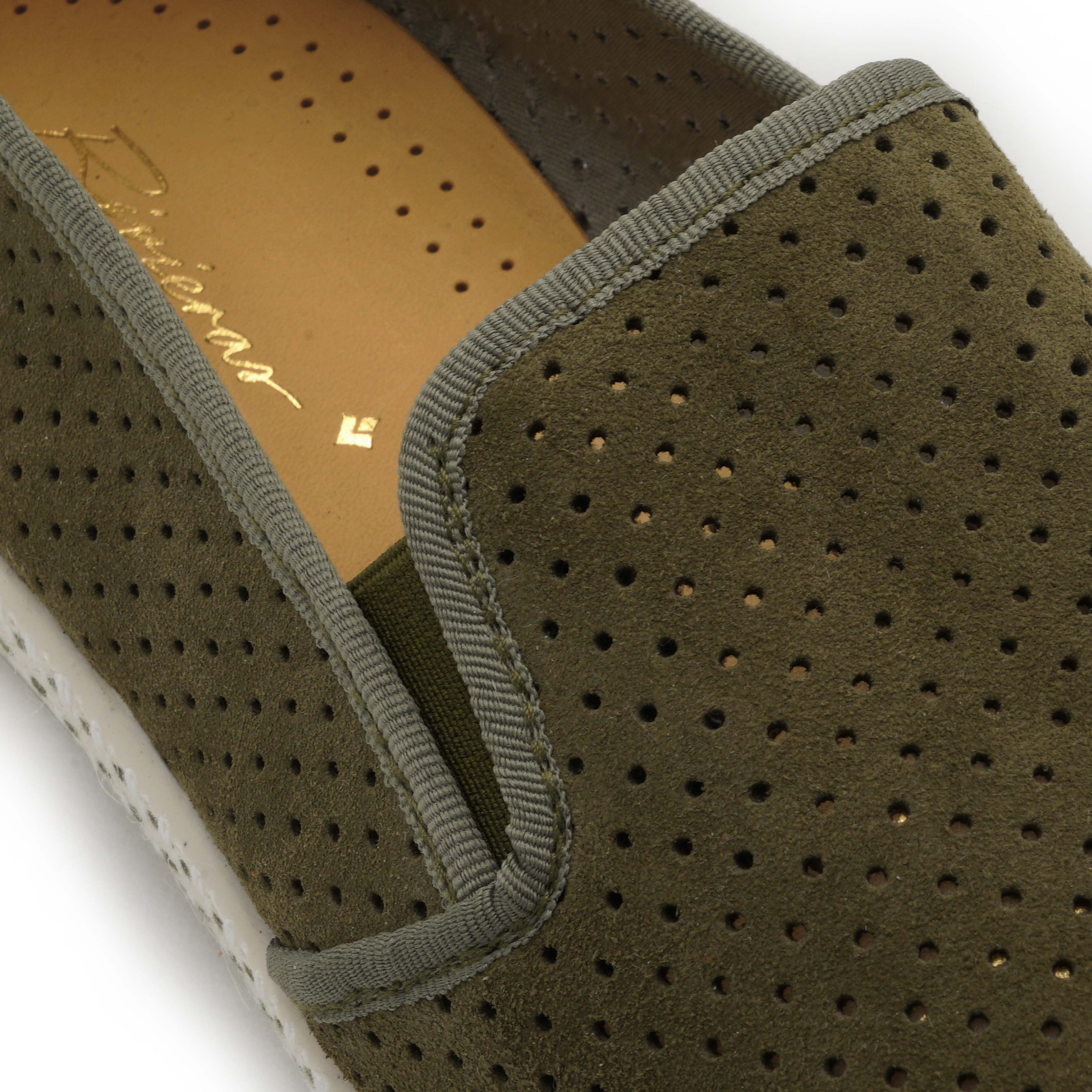 Rivieras Classic 3067 espadrille kaki suède