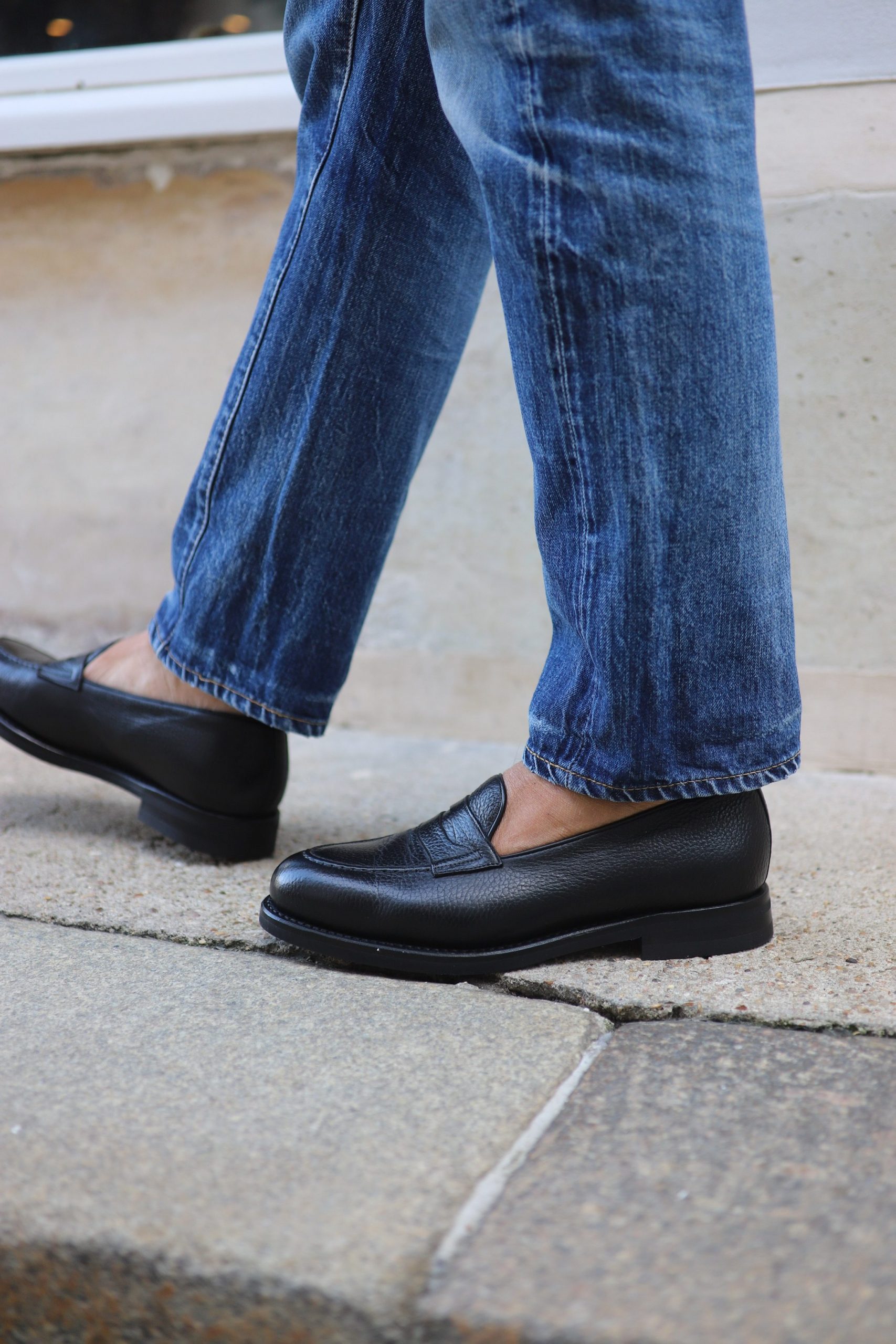 Malfroid Newport mocassins cuir grainé semelle Vibram