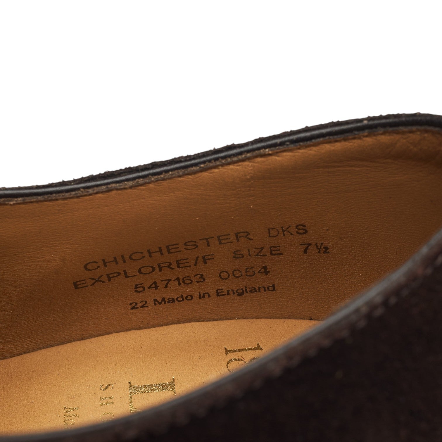 Loake 1880 Chichester derby suède marron UK 7.5
