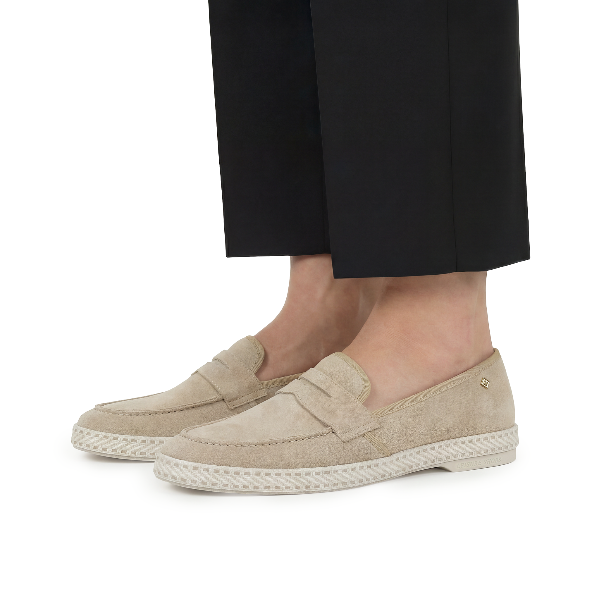 Rivieras Classic Mocassin Beige mocassins cuir