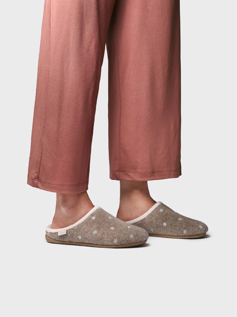 Toni Pons Mona-FT chausson femme feutrine etoiles