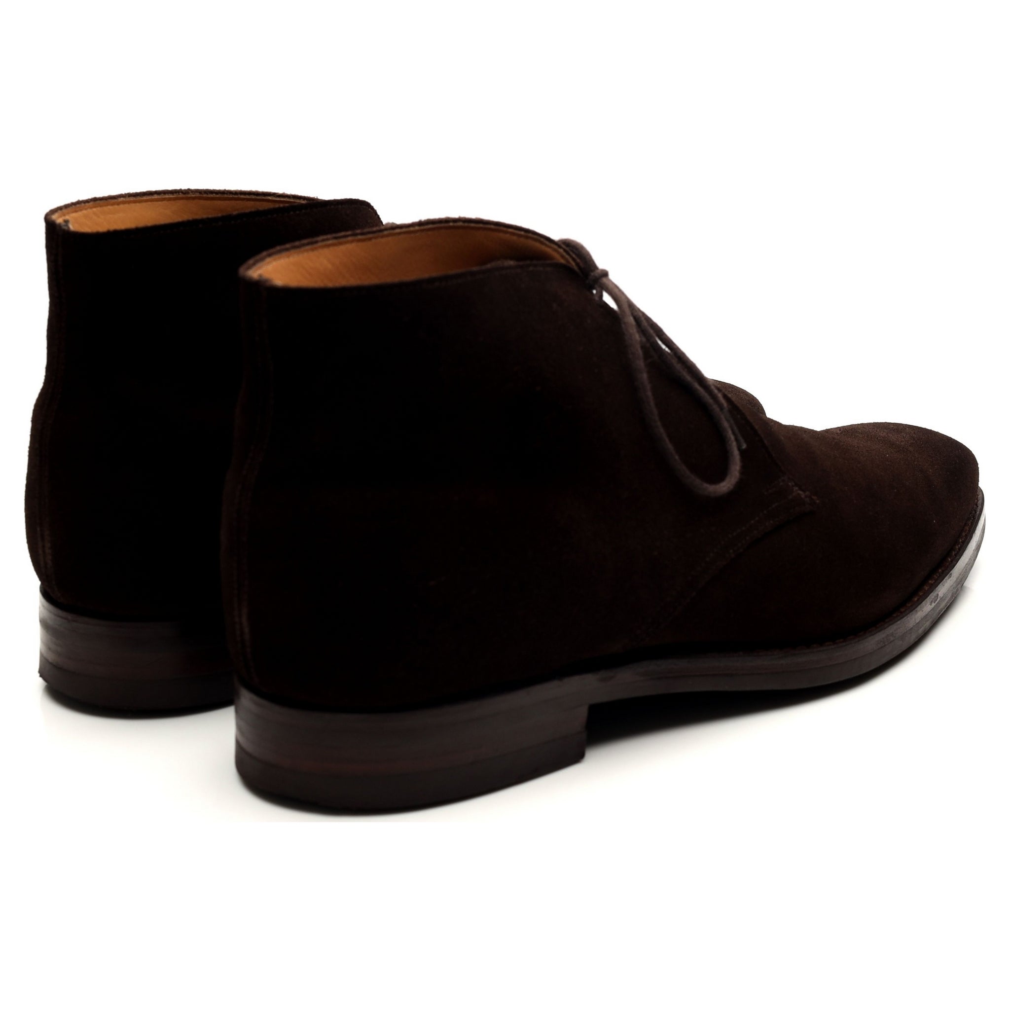 Crockett & Jones Tetbury boots daim marron UK 9