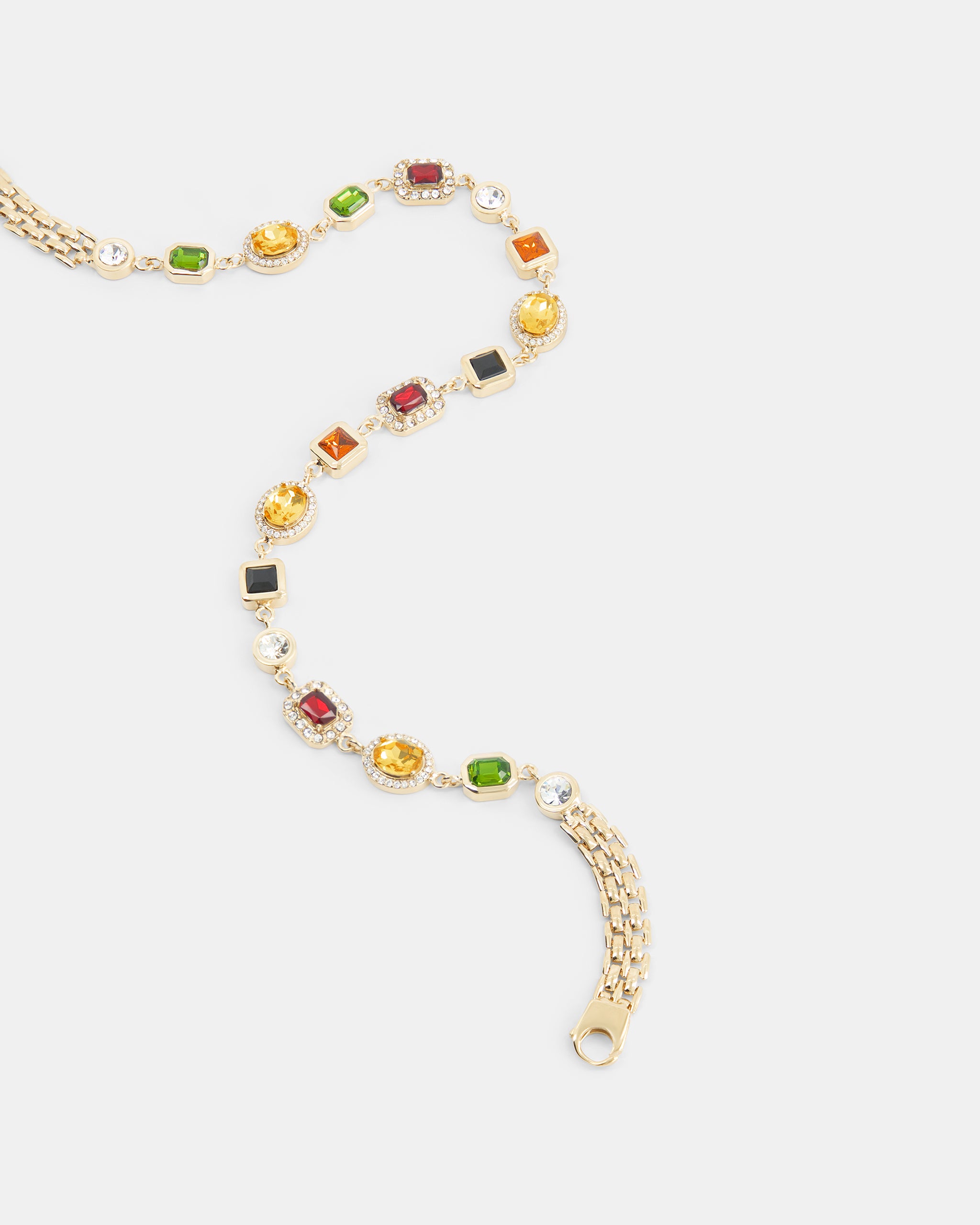 Nodaleto Gemma collier choker pierres multicolores
