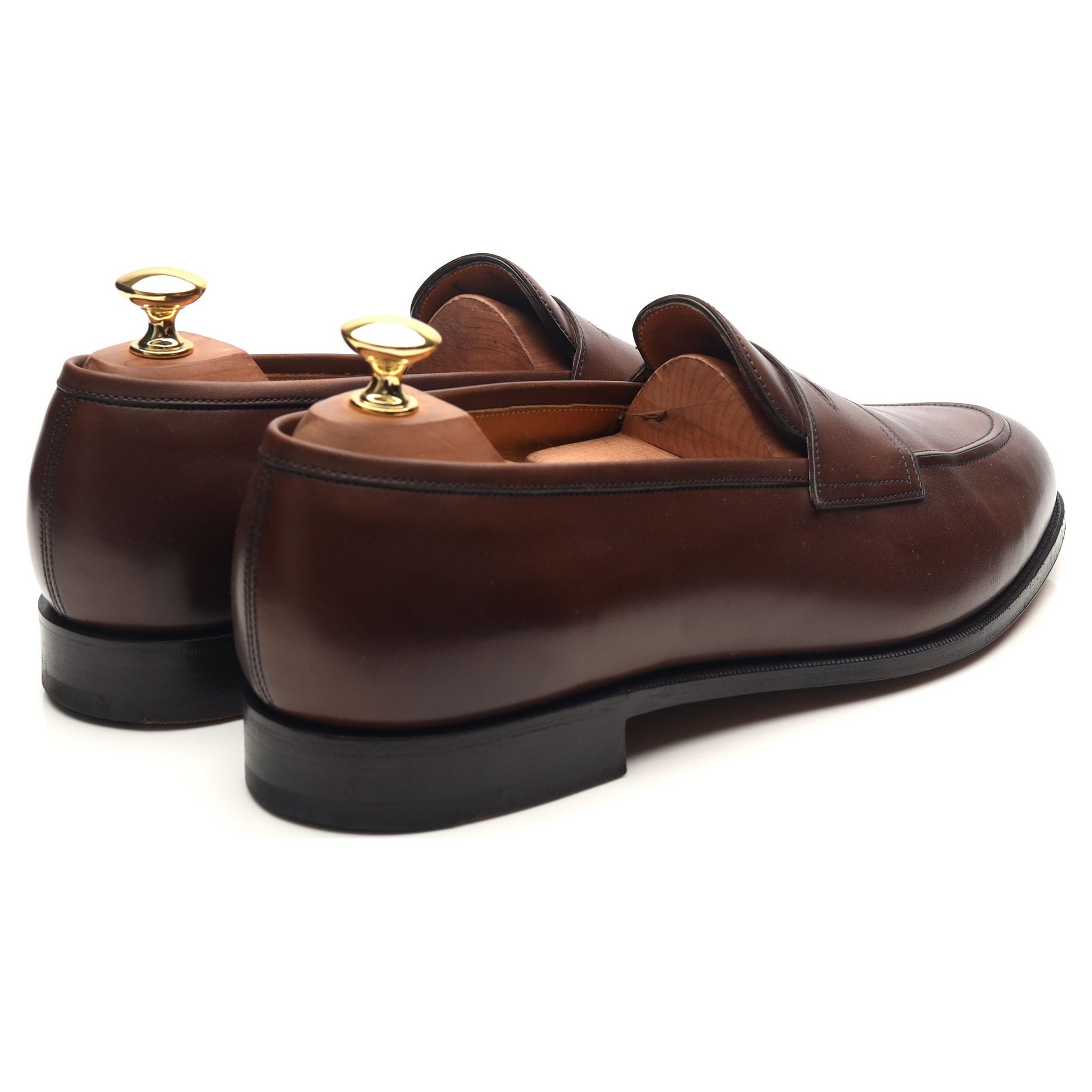 Edward Green Piccadilly mocassins cuir marron pointure UK 9,5
