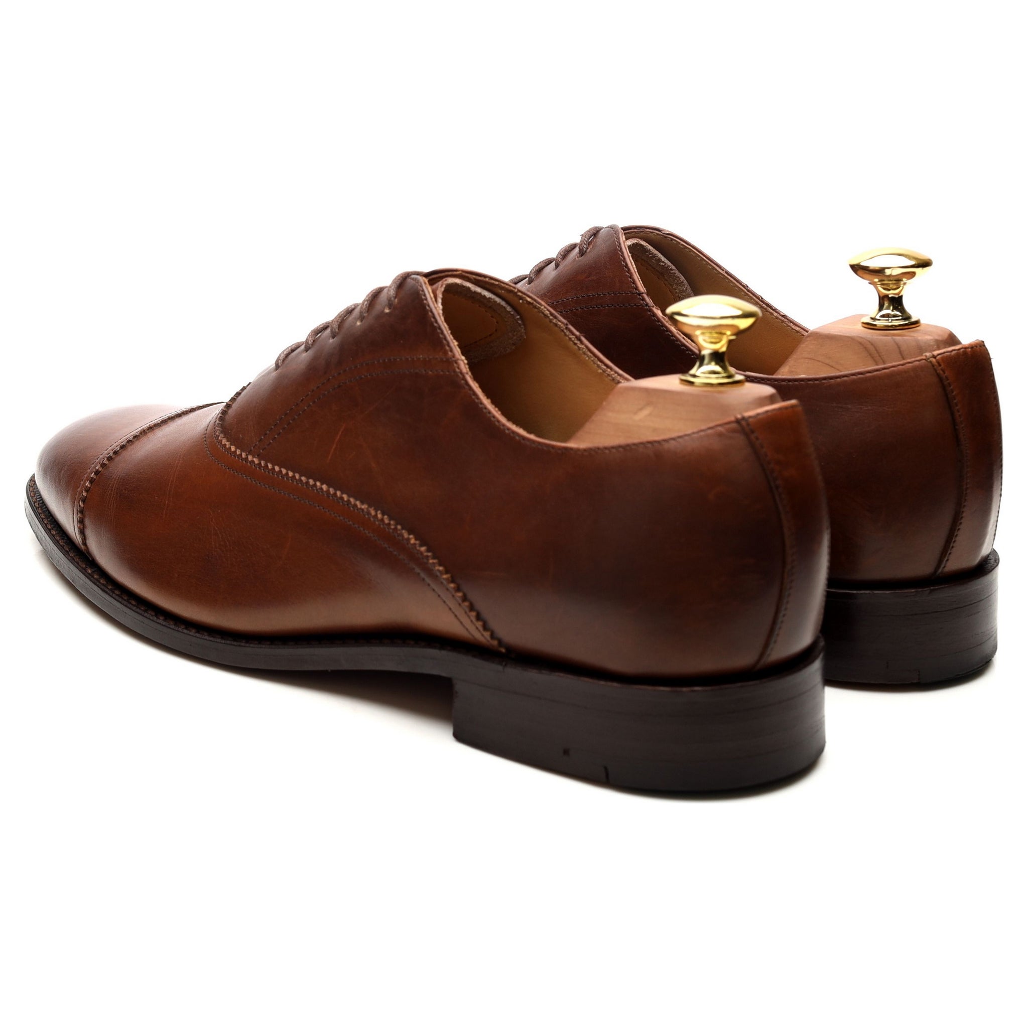 Barker Nevis richelieu cuir marron pointure 8 large