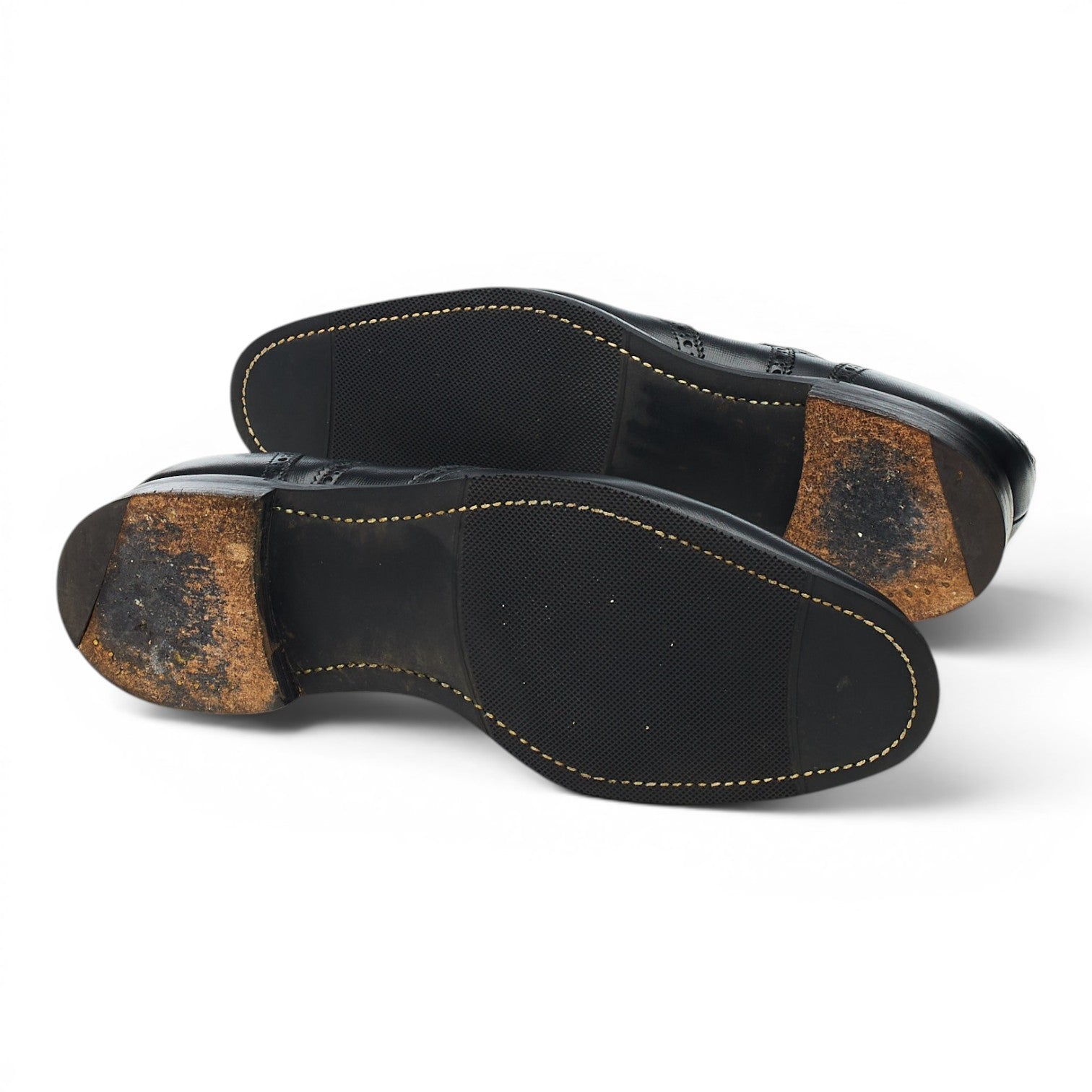 Bodileys Hamilton Stanford Oxford cuir noir 6.5 UK