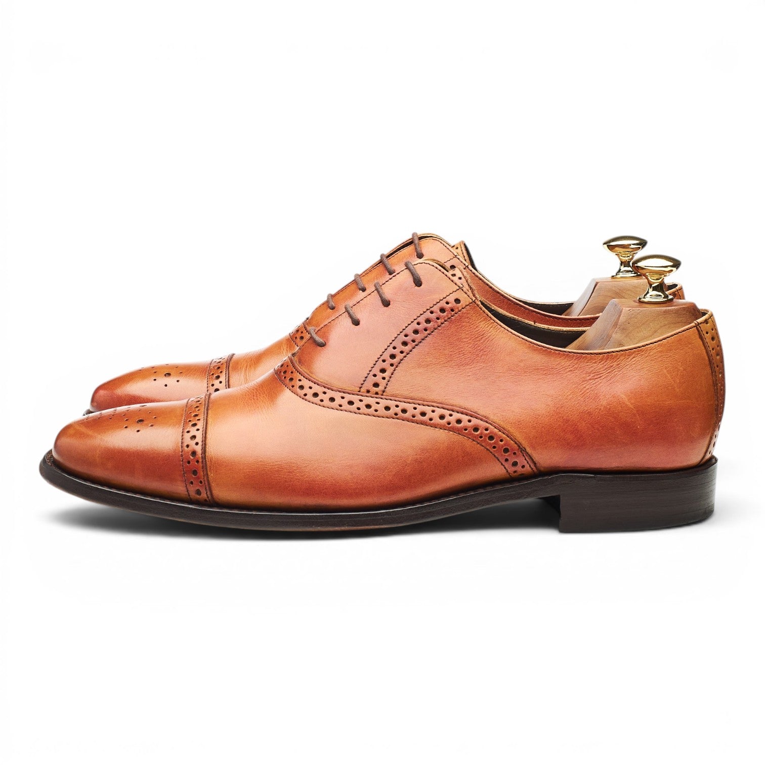 Barker Flynn richelieu cuir marron clair UK 9,5 G