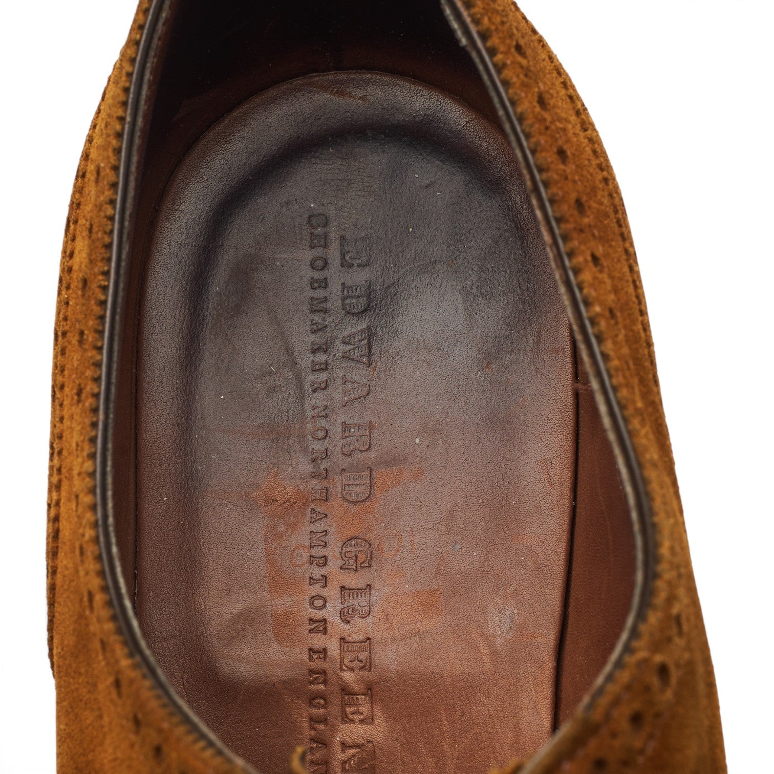Edward Green Cadogan derbies daim marron UK 9.5