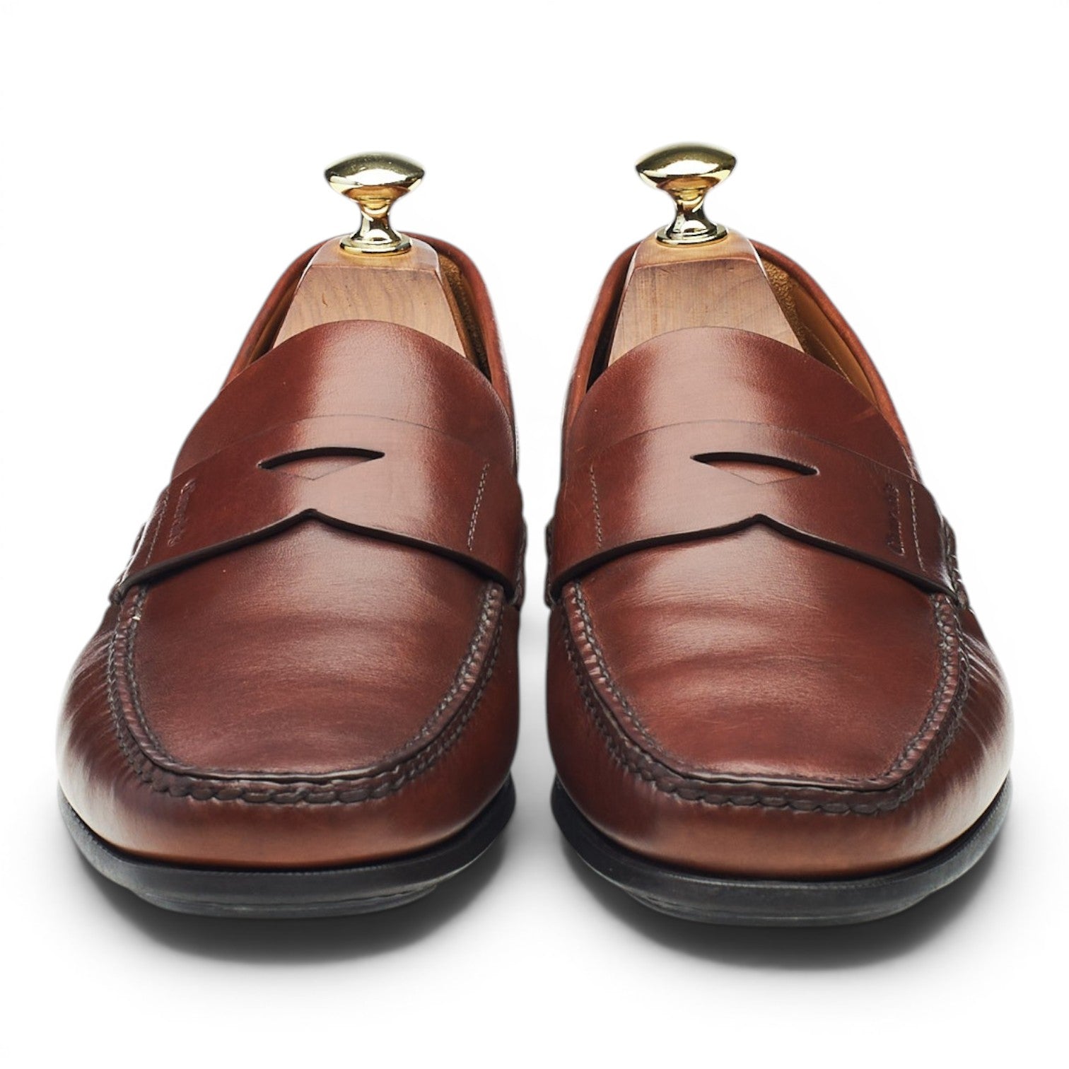 Church's Karl mocassins cuir marron pointure 7,5 semelle gomme