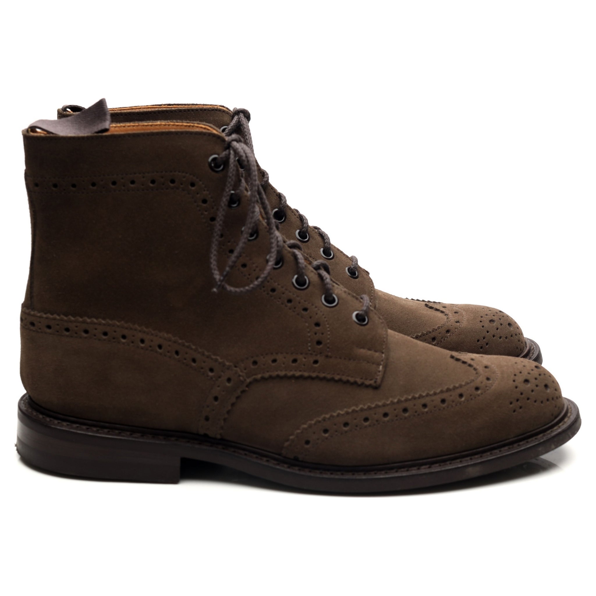 Tricker's Stow boots suède marron clair 9 UK