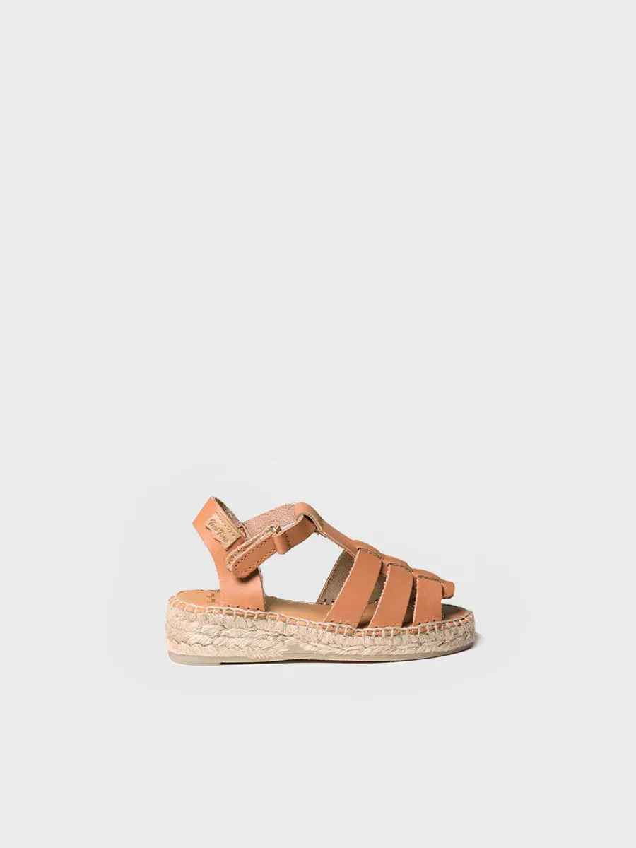 Toni Pons Elma sandales fille cuir tan