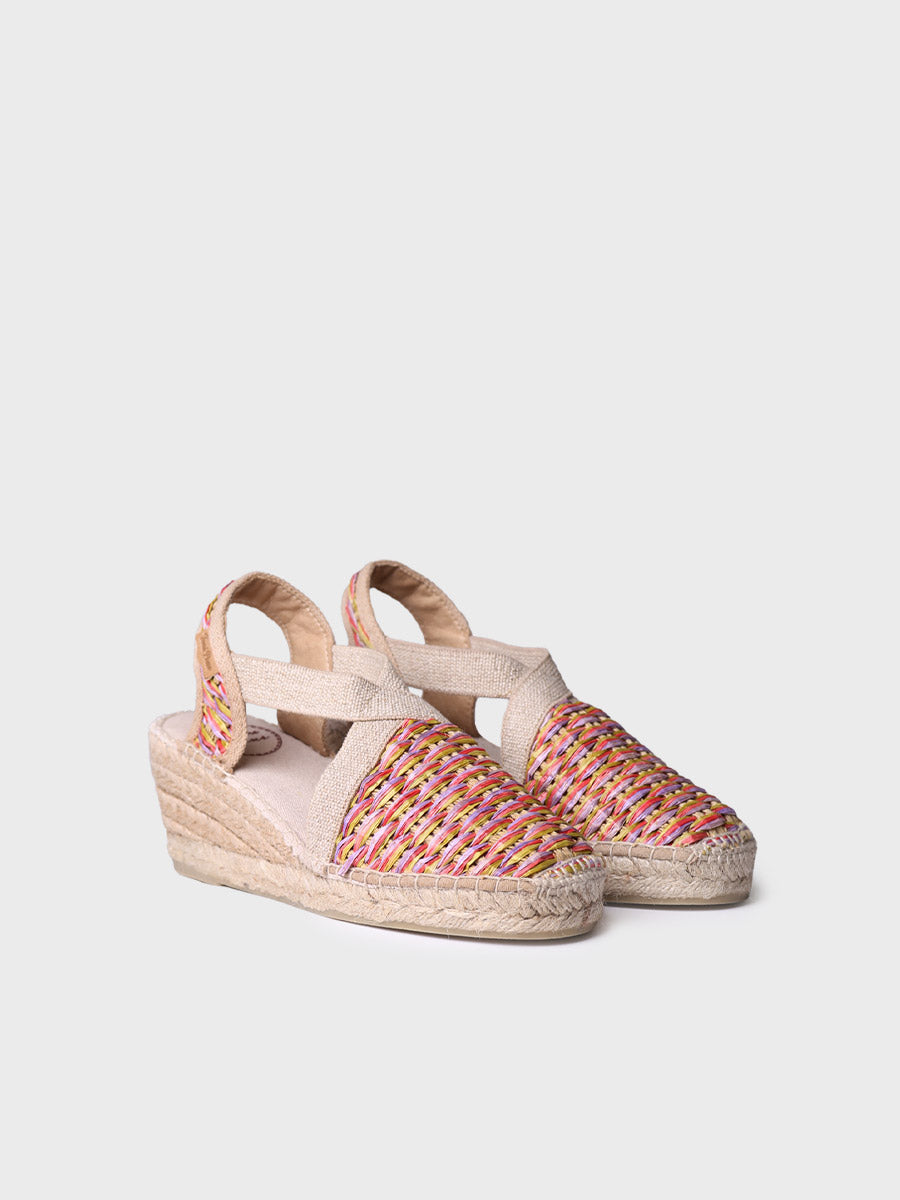 Toni Pons Terra-CS espadrilles vegan raphia multicolore