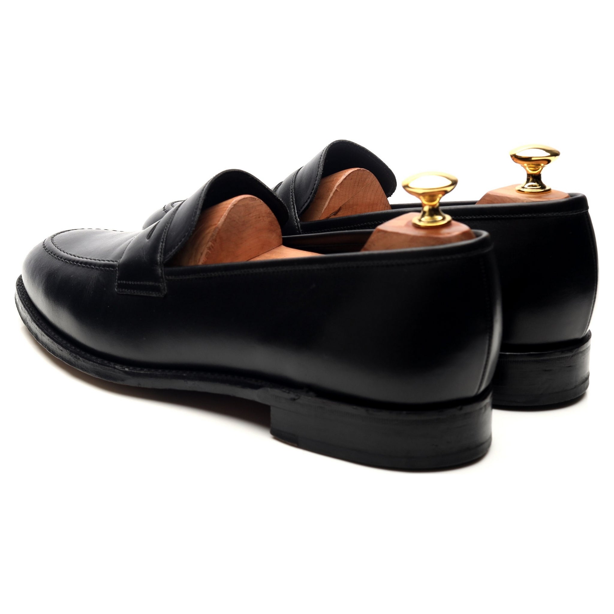 Loake 1880 Whitehall mocassins cuir noir pointure UK 9