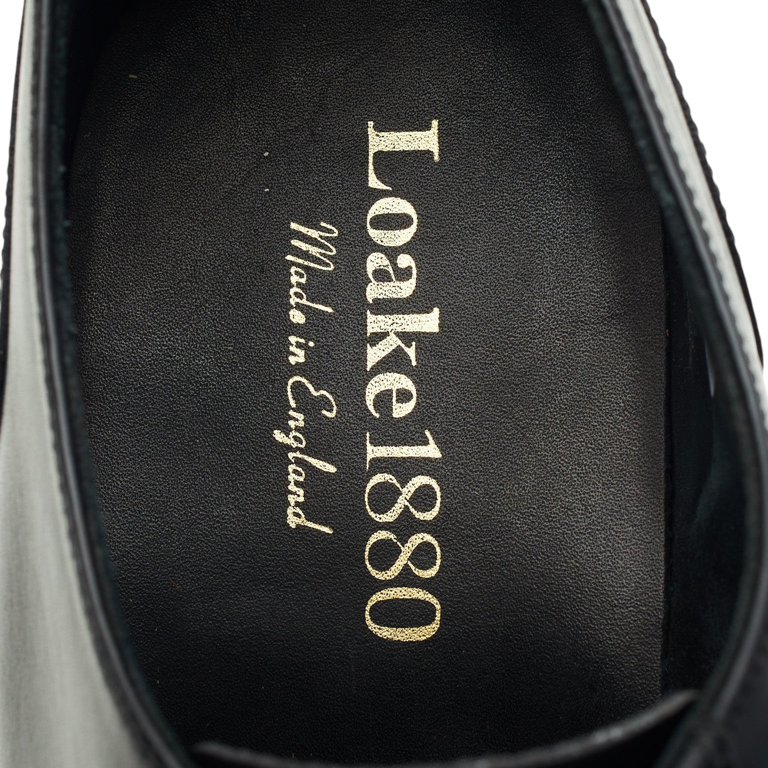 Loake 1880 Avon derbies cuir noir UK 7