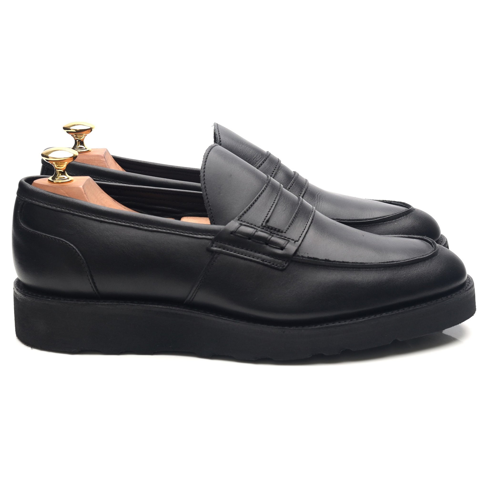 Studio Nicholson mocassins cuir noir UK 9