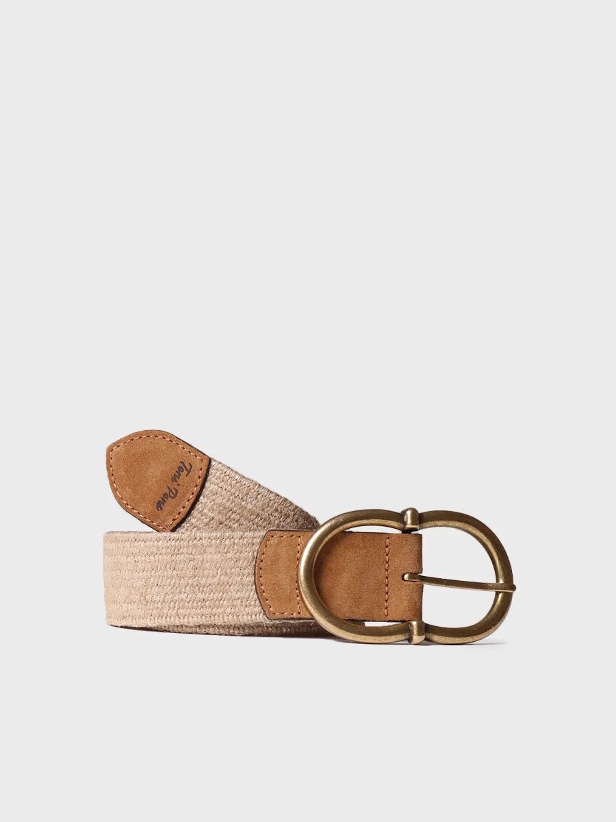 Toni Pons Nela ceinture femme jute naturel élastique