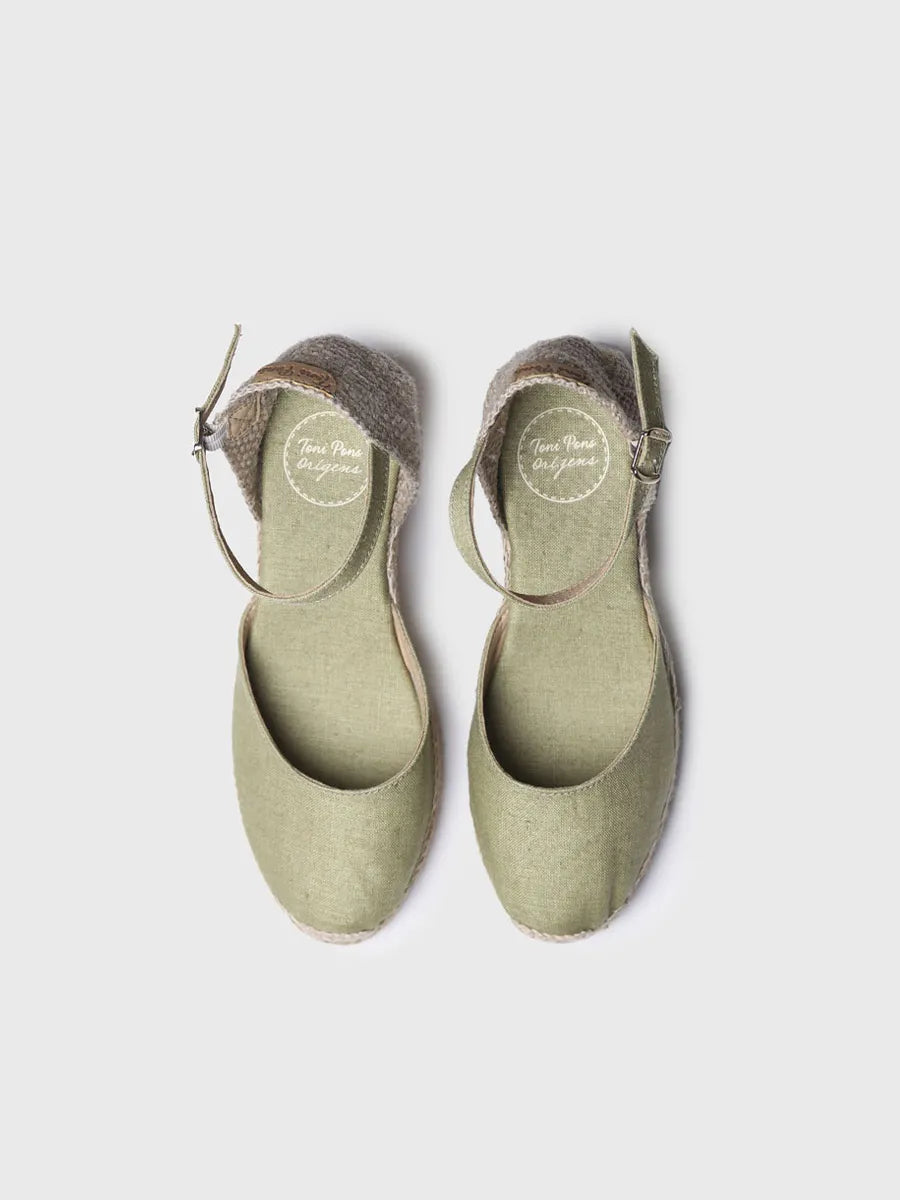 Toni Pons Caldes espadrille compensee boucle vegan