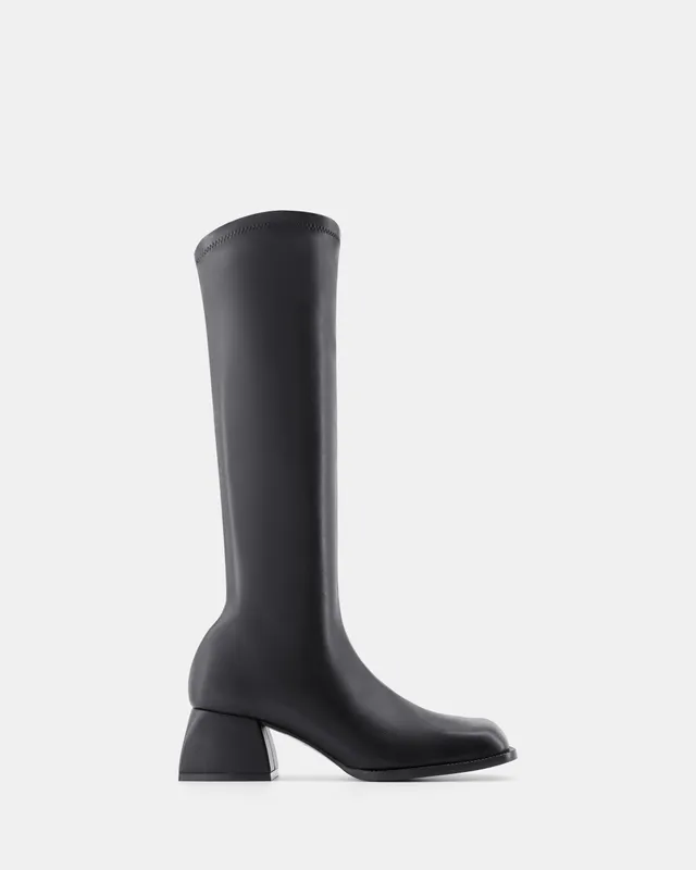 Nodaleto Bulla Ezra bottes noires stretch talon 5 cm