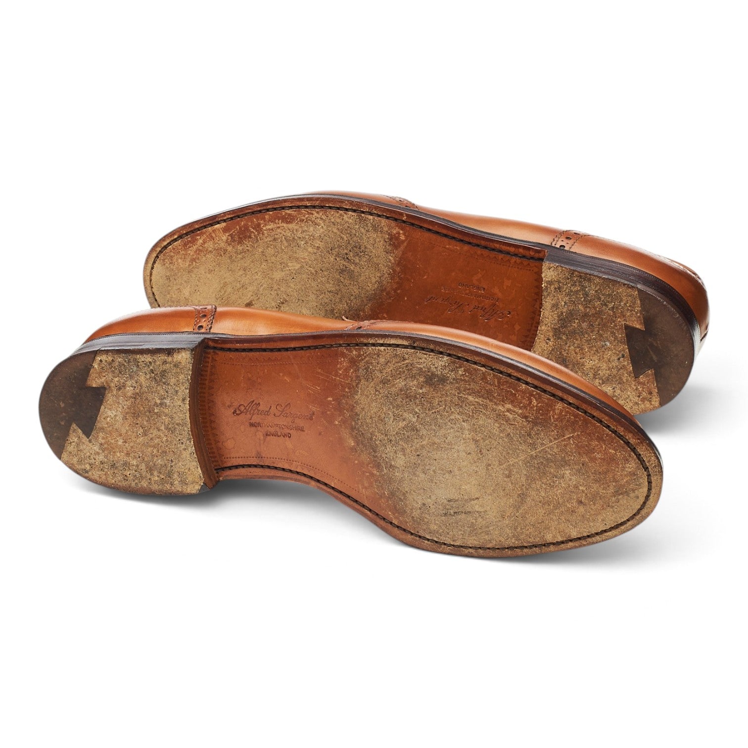 Alfred Sargent Sandringham mocassins pompons marron 9 UK