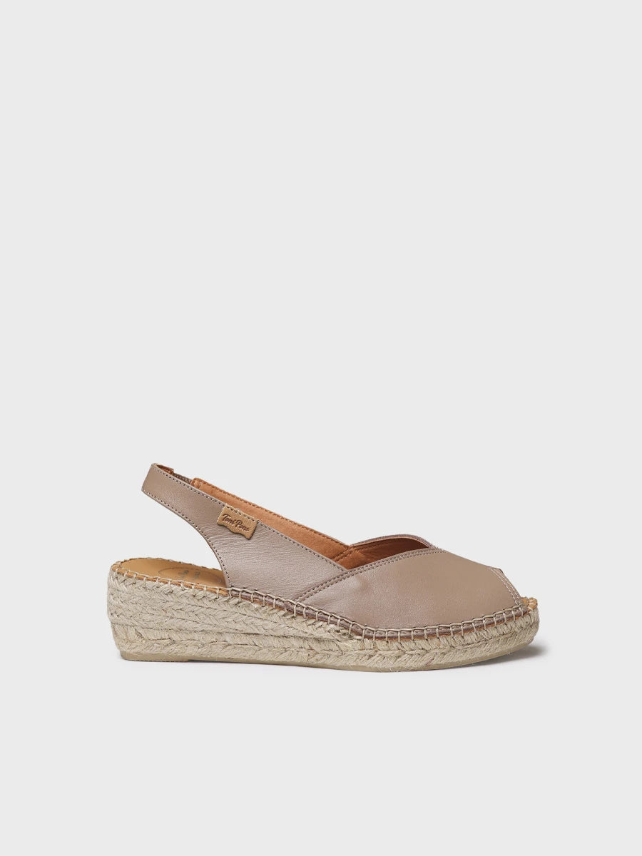 Toni Pons Bernia-P espadrille femme cuir compensée