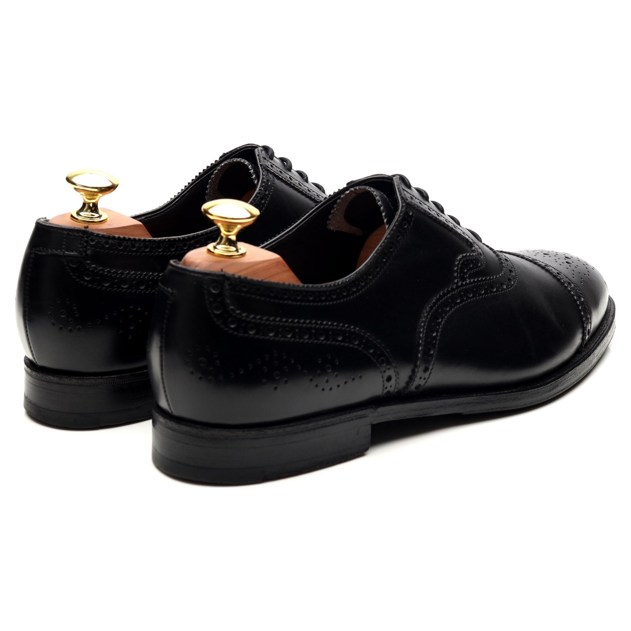 Gordon Scott oxford brogues cuir noir UK 8