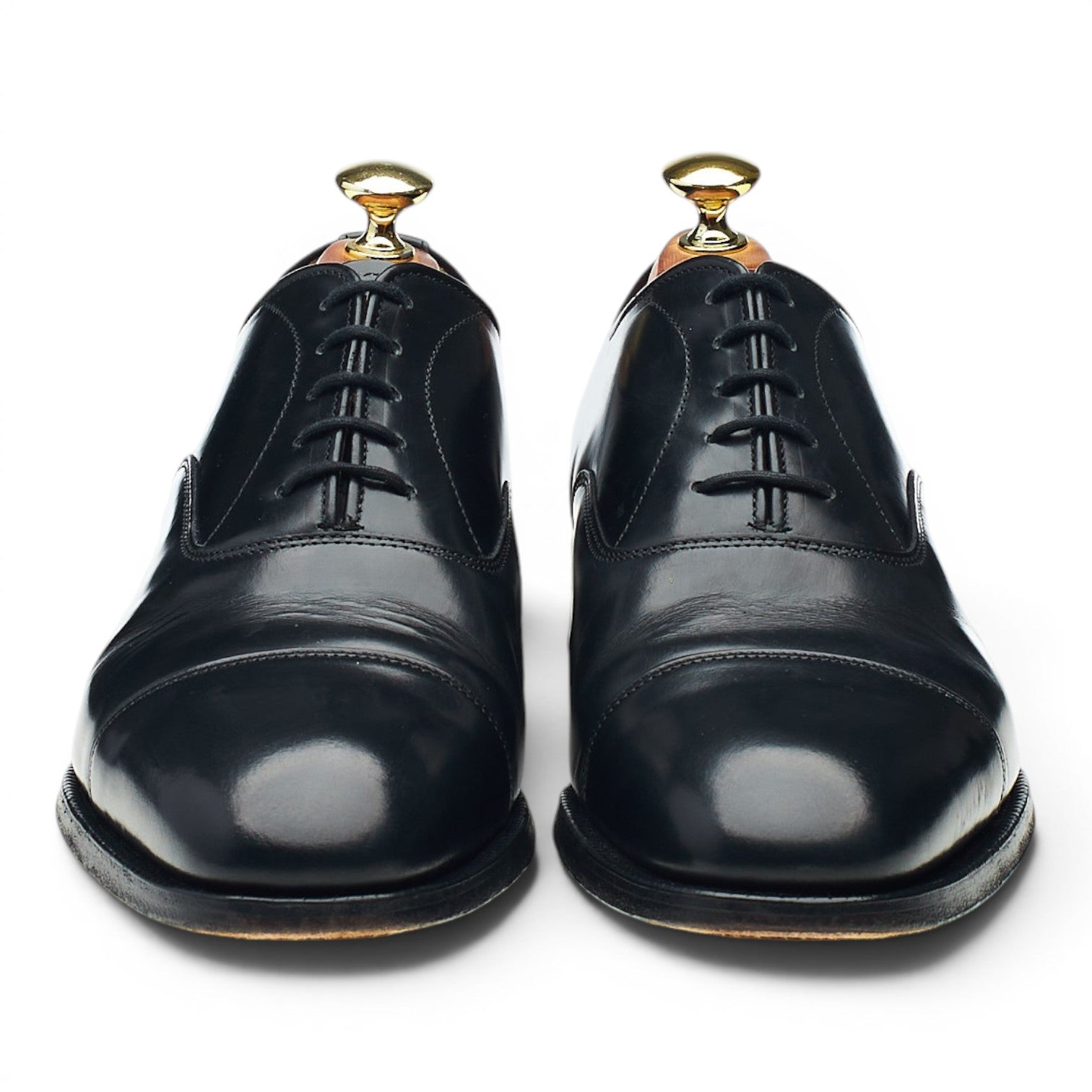 Alfred Sargent Epsom oxford cuir noir UK 7