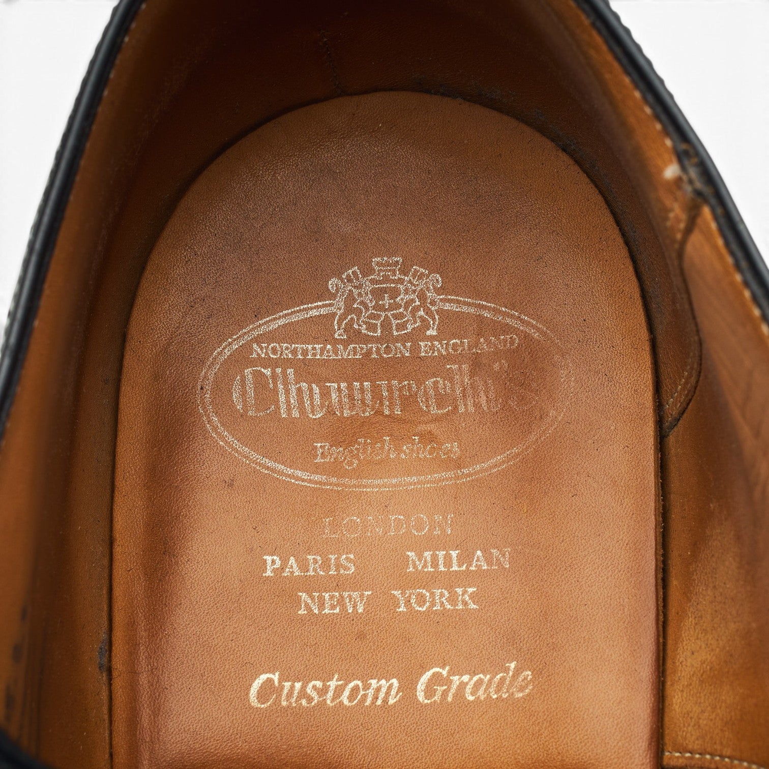 Church's Burwood richelieu brogues cuir noir UK 11.5