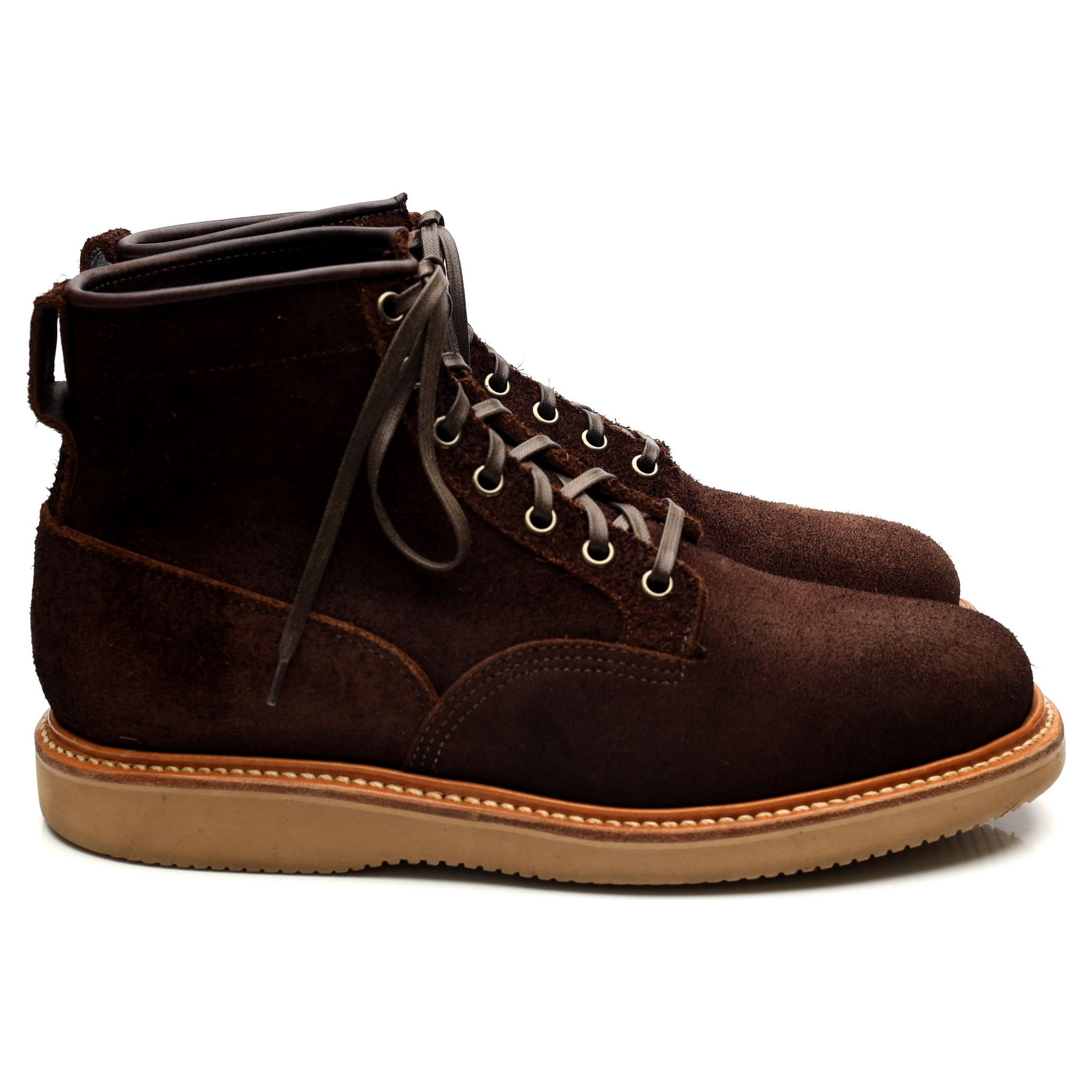 Viberg Service Boots bottine suède marron UK 7.5