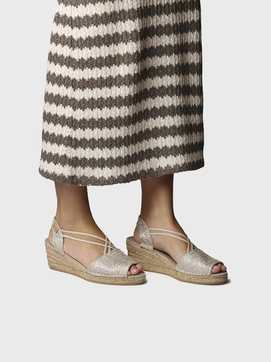 Toni Pons Tess-CG espadrille compensée brillante
