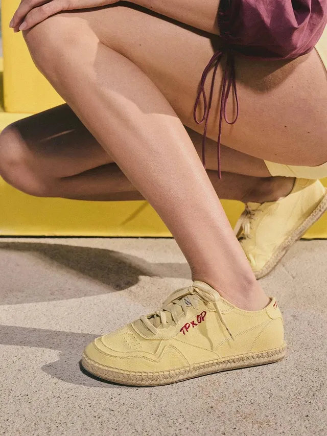 Toni Pons 080Jute espadrille à lacets barefoot coton